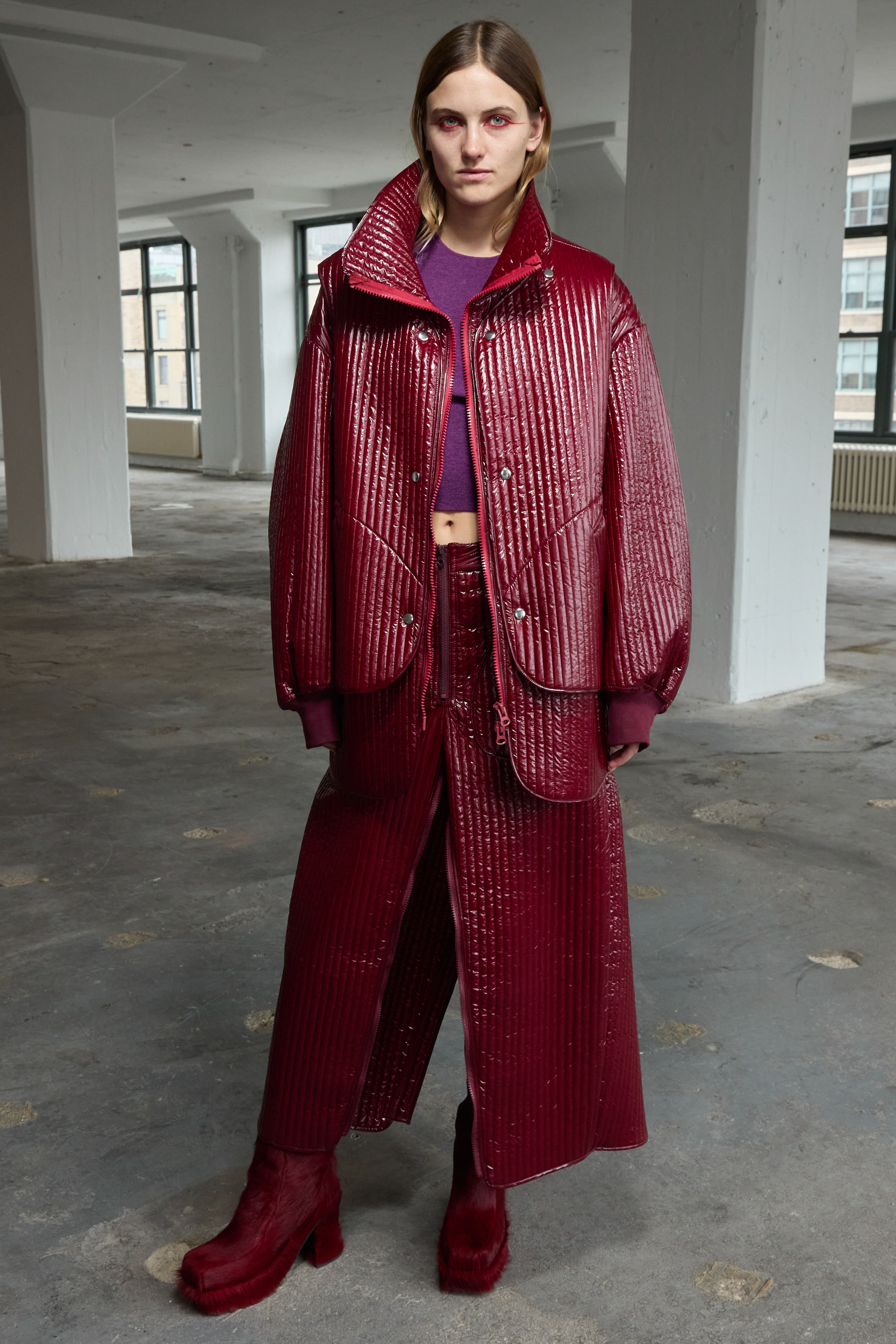 Eckhaus Latta  Fall 2024 Fashion Show Backstage