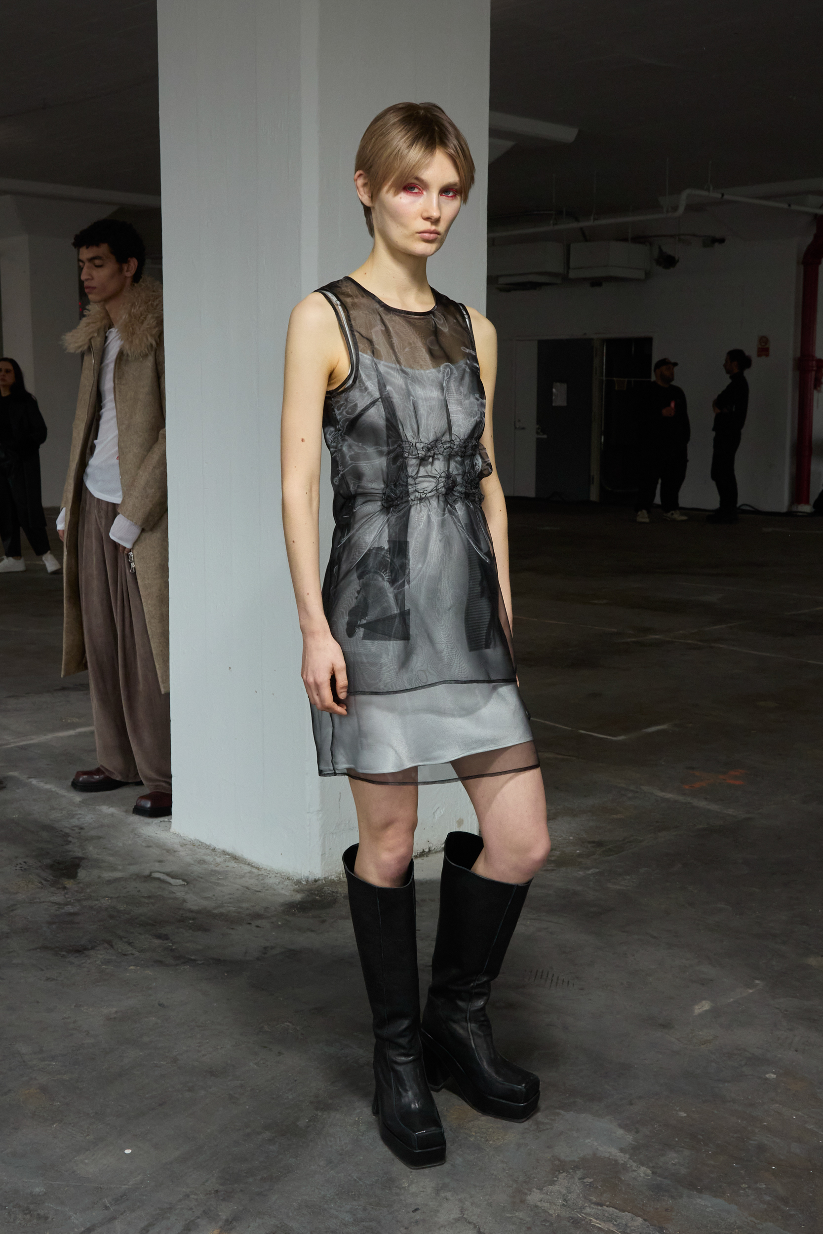 Eckhaus Latta  Fall 2024 Fashion Show Backstage