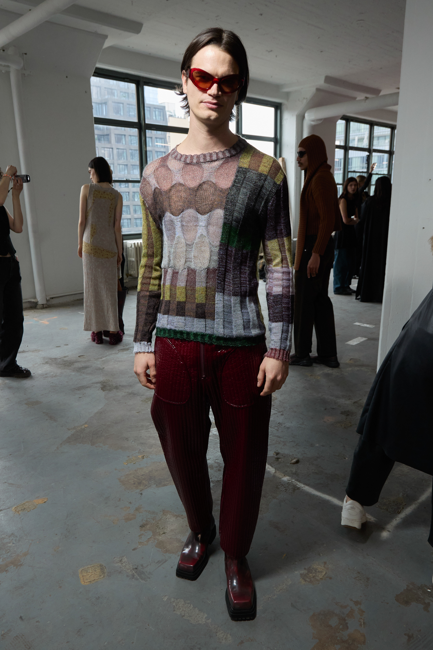 Eckhaus Latta  Fall 2024 Fashion Show Backstage