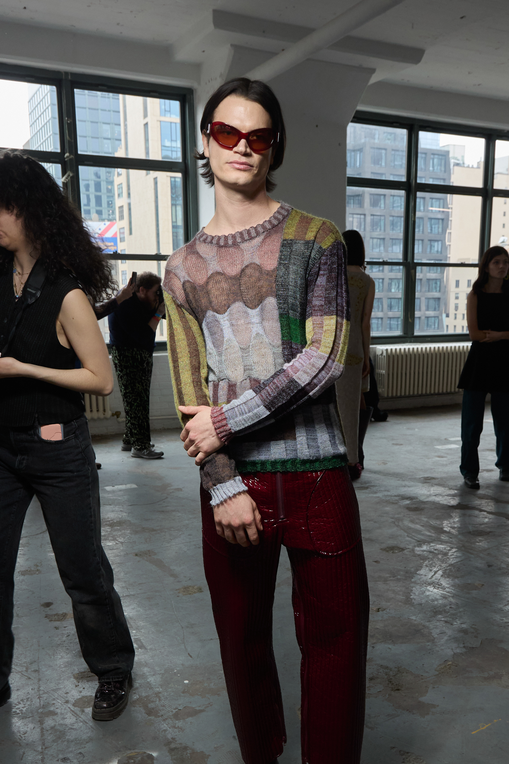 Eckhaus Latta  Fall 2024 Fashion Show Backstage