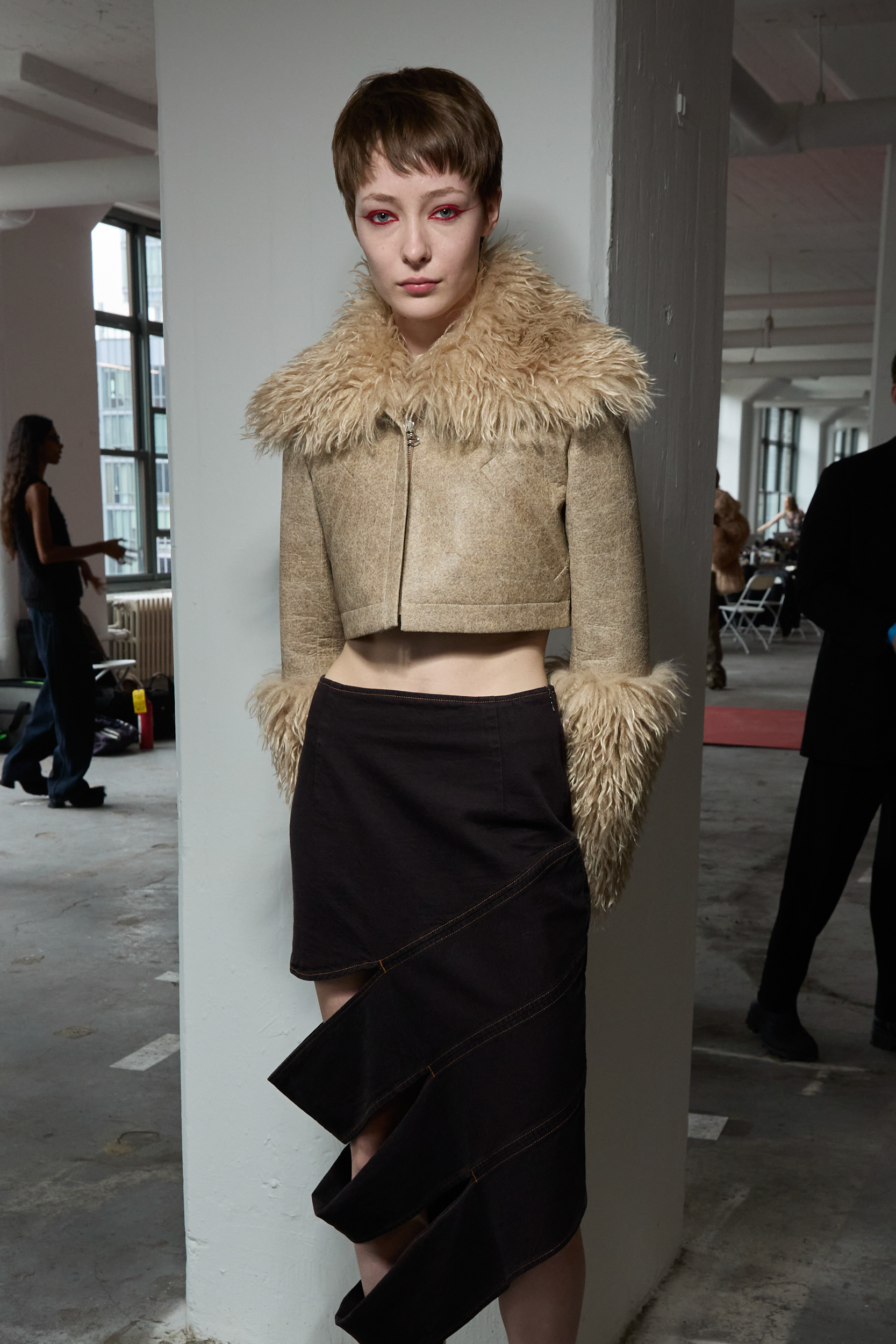 Eckhaus Latta  Fall 2024 Fashion Show Backstage