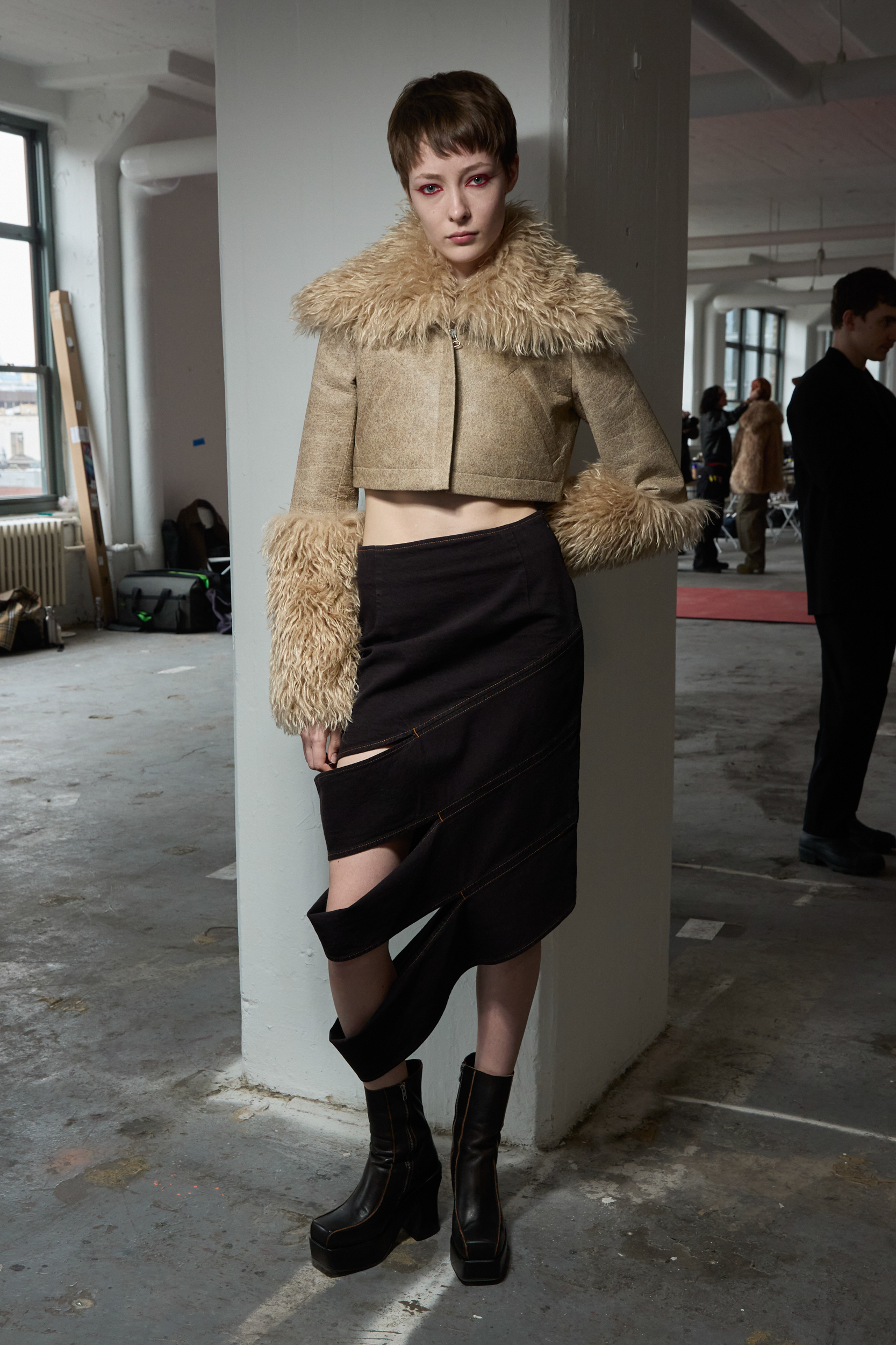 Eckhaus Latta  Fall 2024 Fashion Show Backstage