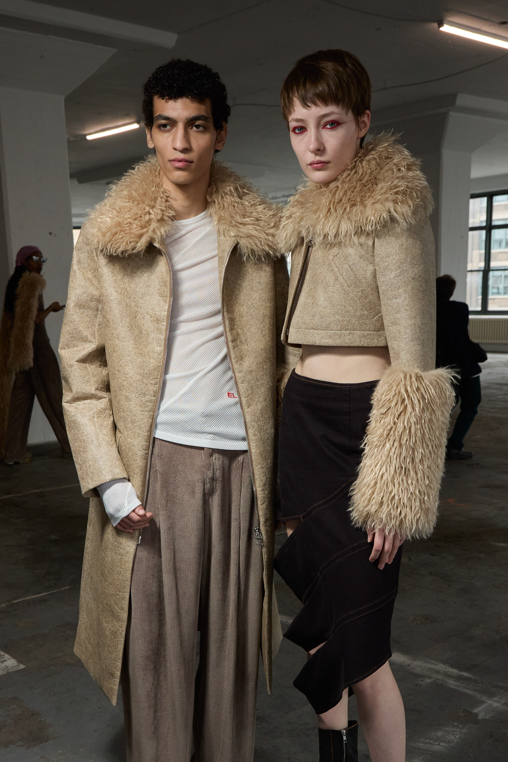 Eckhaus Latta  Fall 2024 Fashion Show Backstage