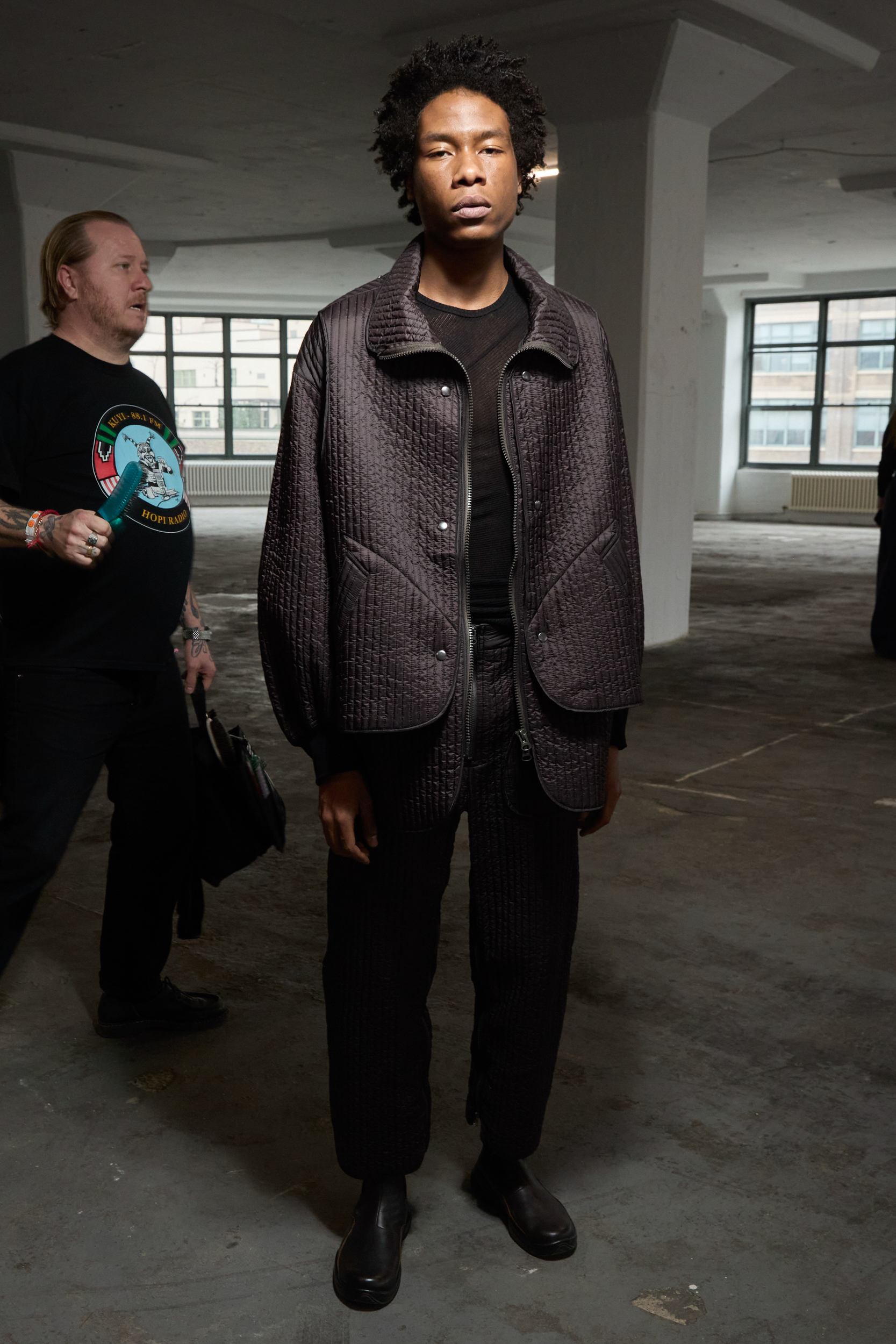 Eckhaus Latta  Fall 2024 Fashion Show Backstage