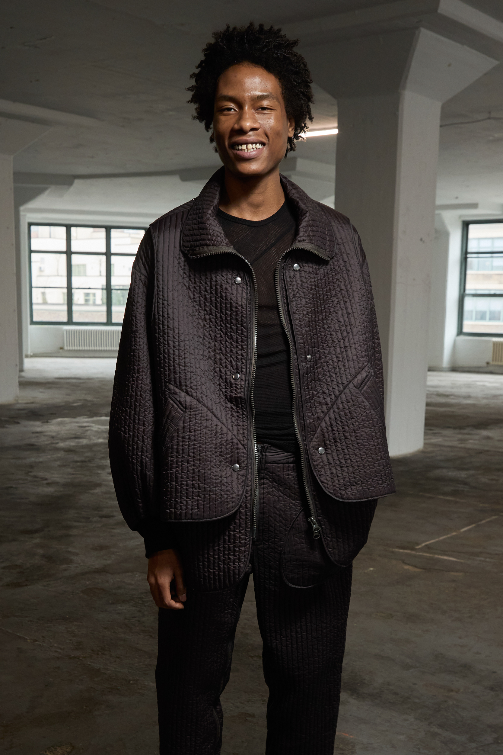 Eckhaus Latta  Fall 2024 Fashion Show Backstage