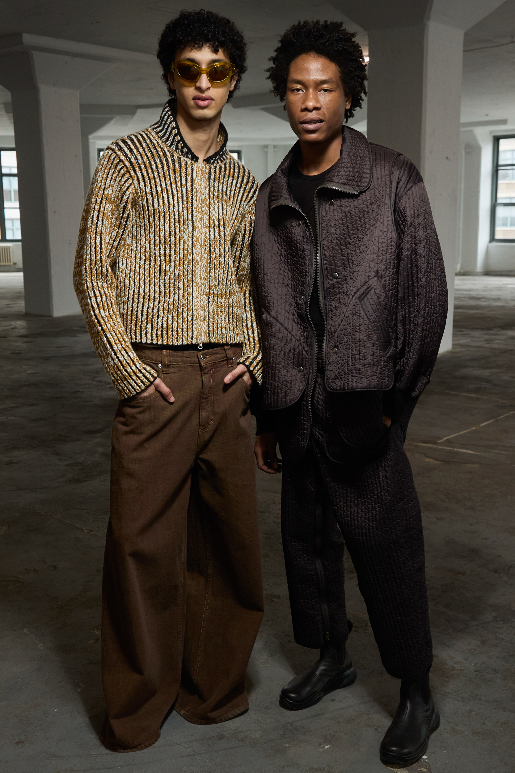 Eckhaus Latta  Fall 2024 Fashion Show Backstage