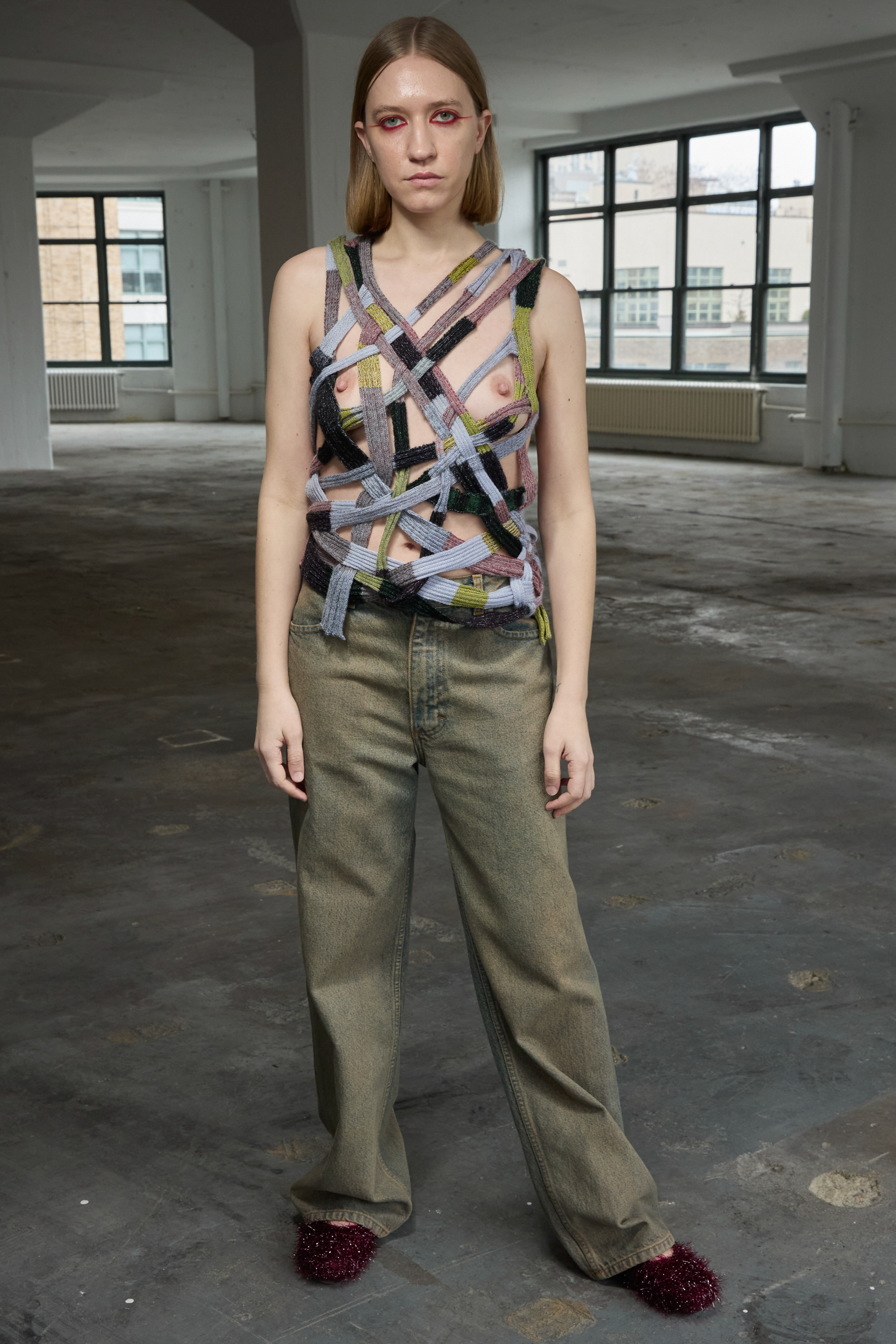 Eckhaus Latta  Fall 2024 Fashion Show Backstage