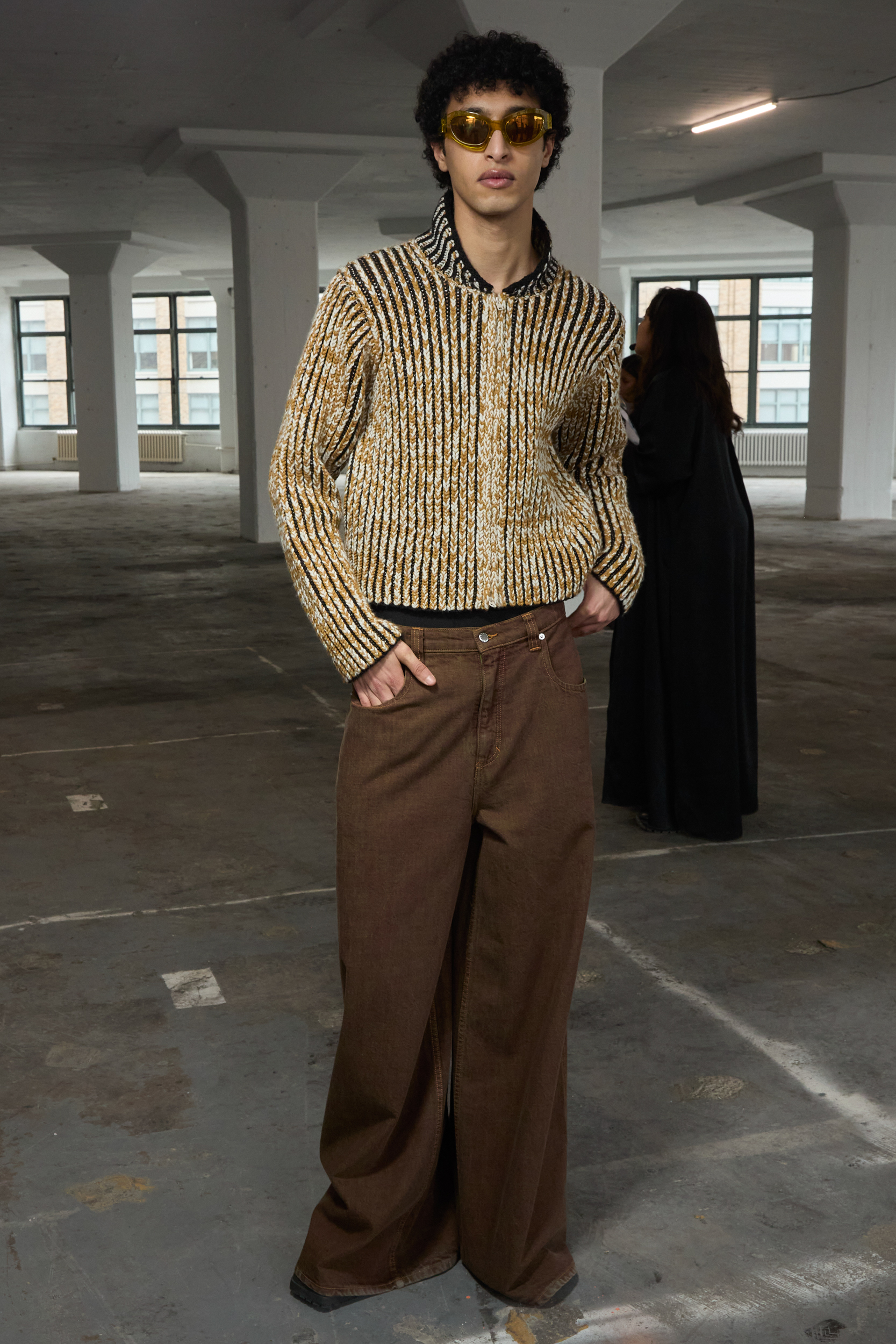 Eckhaus Latta  Fall 2024 Fashion Show Backstage