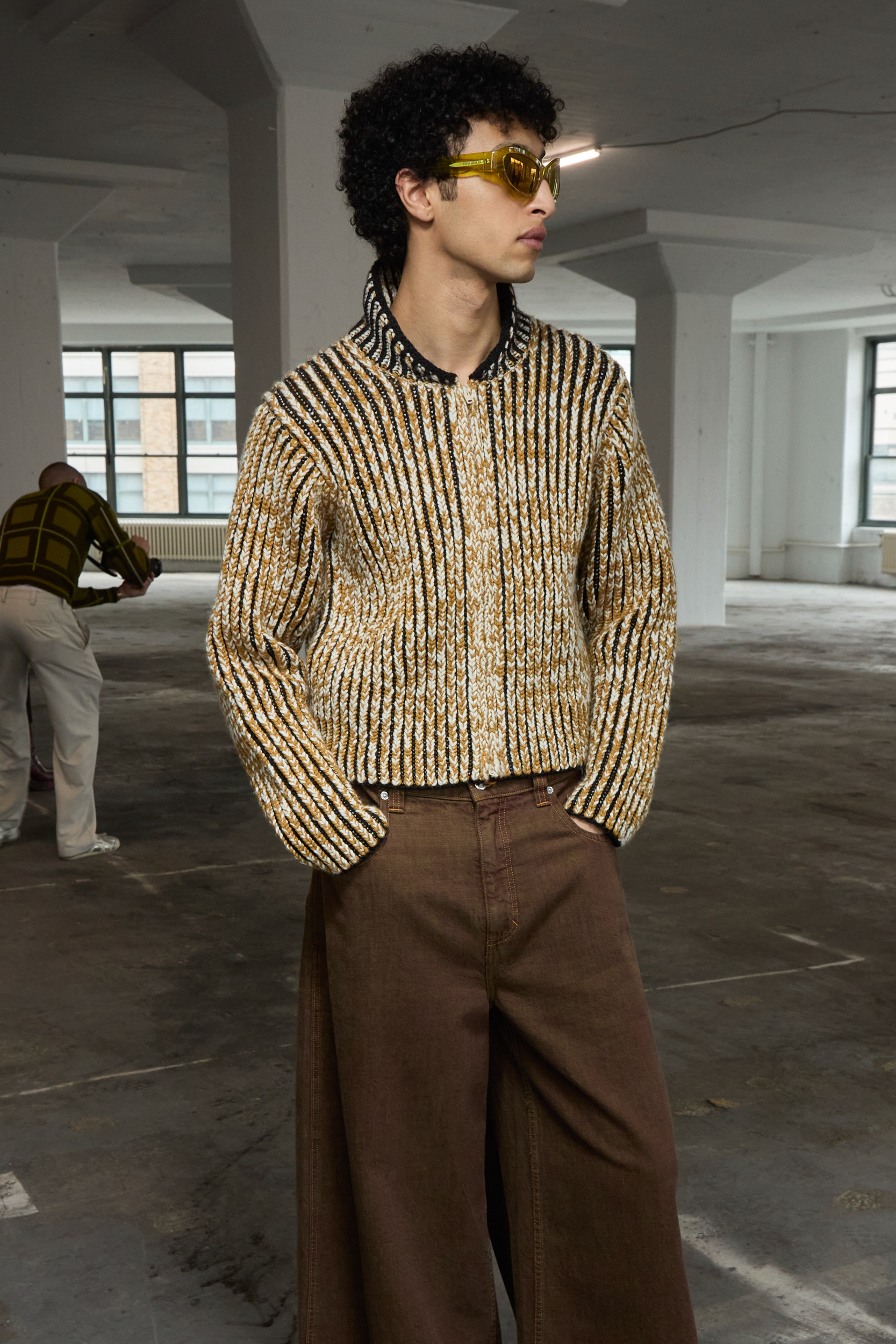 Eckhaus Latta  Fall 2024 Fashion Show Backstage