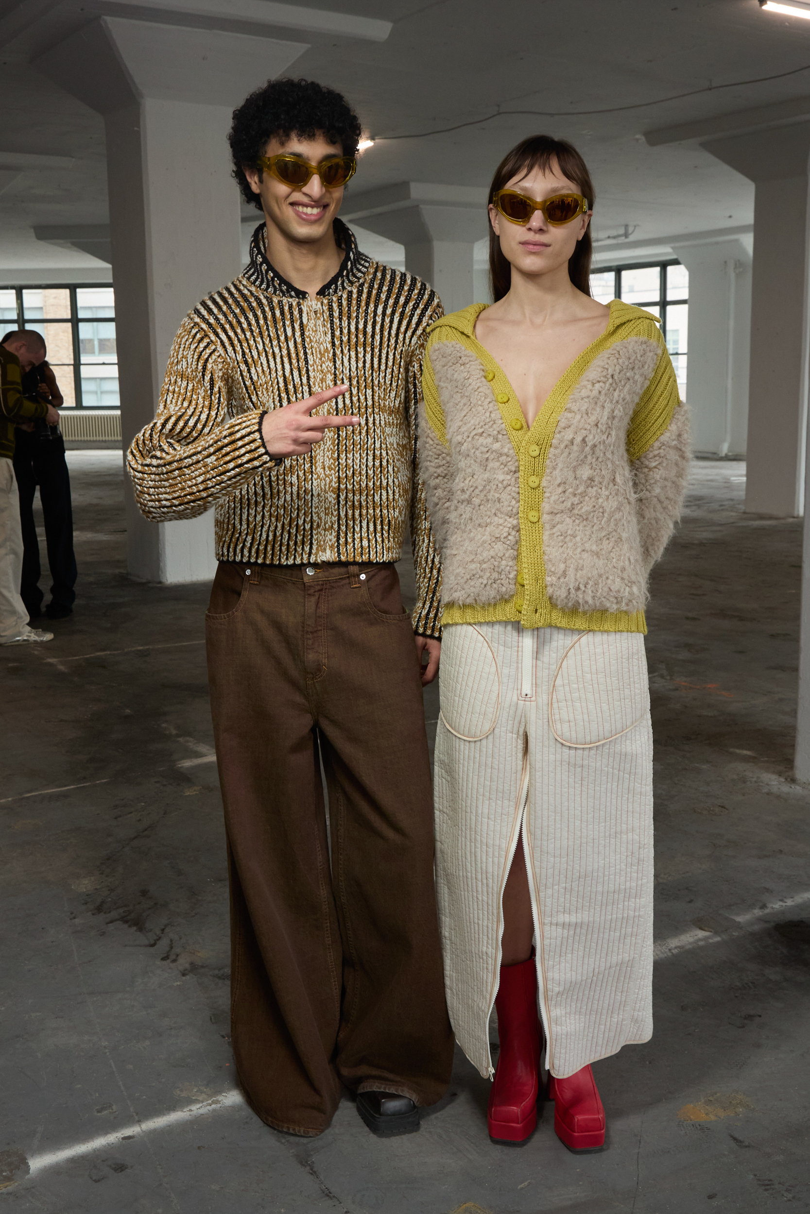 Eckhaus Latta  Fall 2024 Fashion Show Backstage