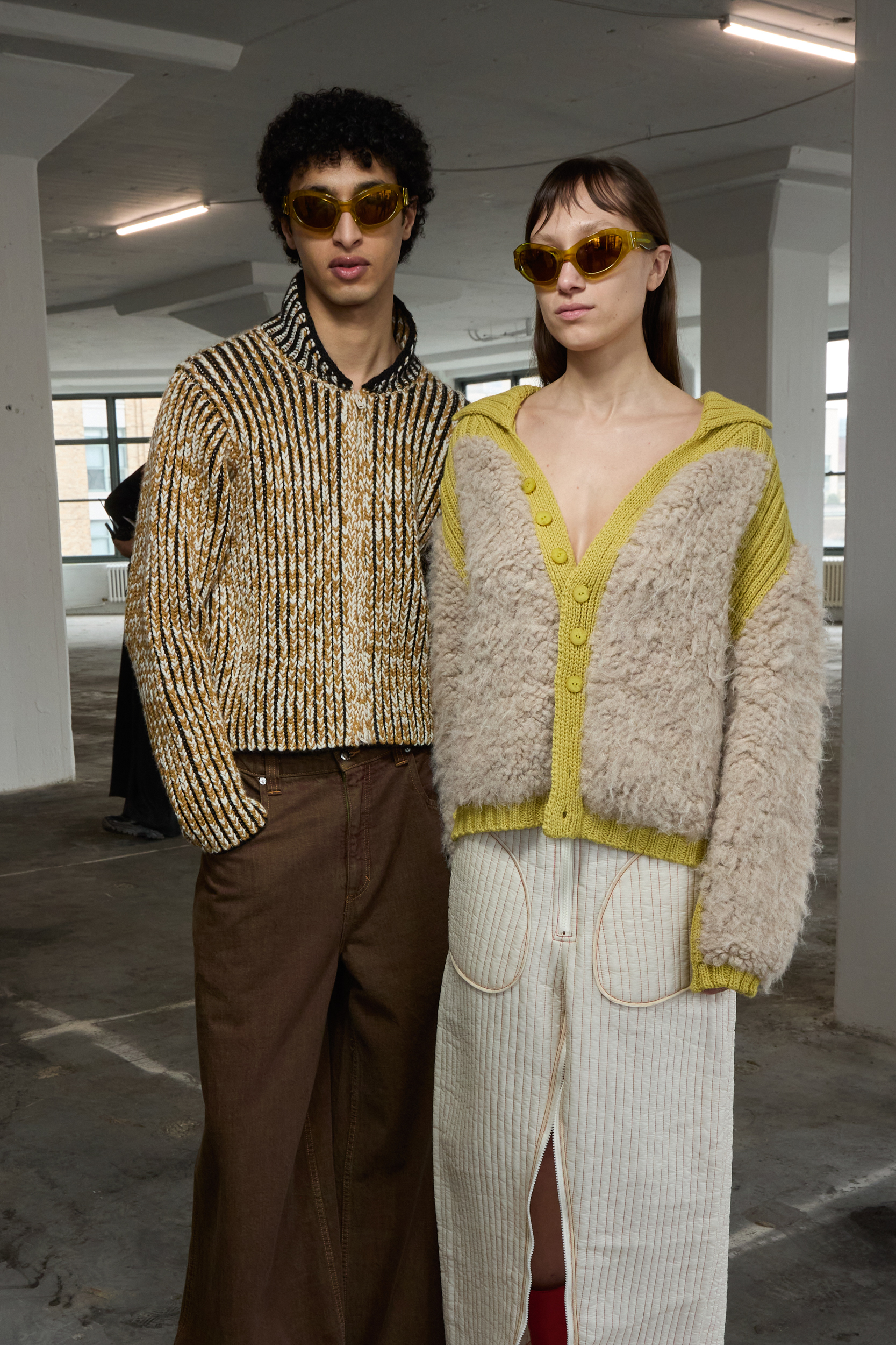 Eckhaus Latta  Fall 2024 Fashion Show Backstage