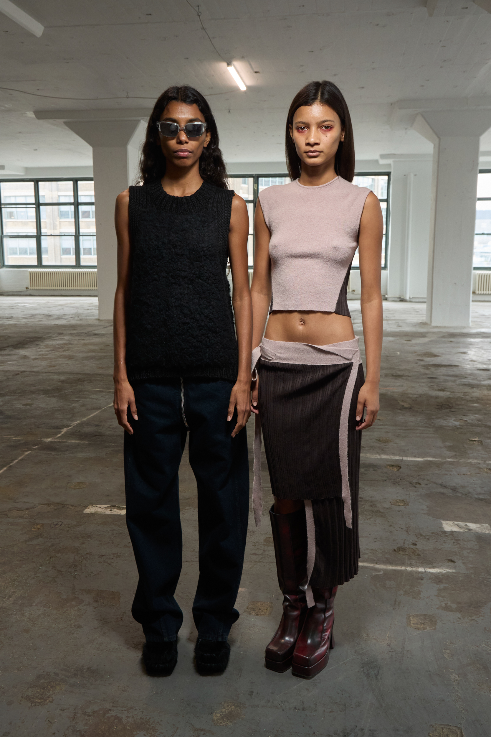 Eckhaus Latta  Fall 2024 Fashion Show Backstage