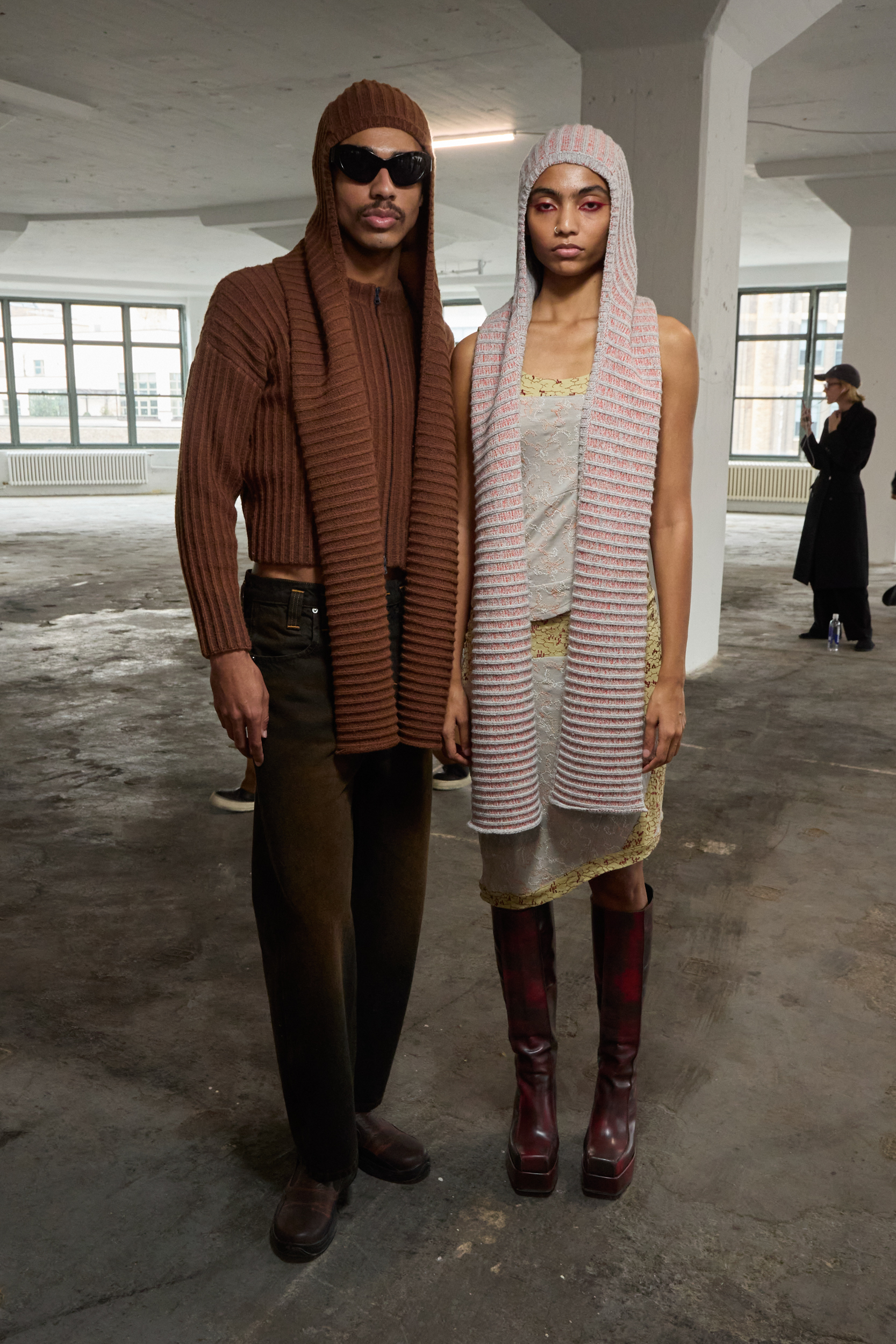 Eckhaus Latta  Fall 2024 Fashion Show Backstage