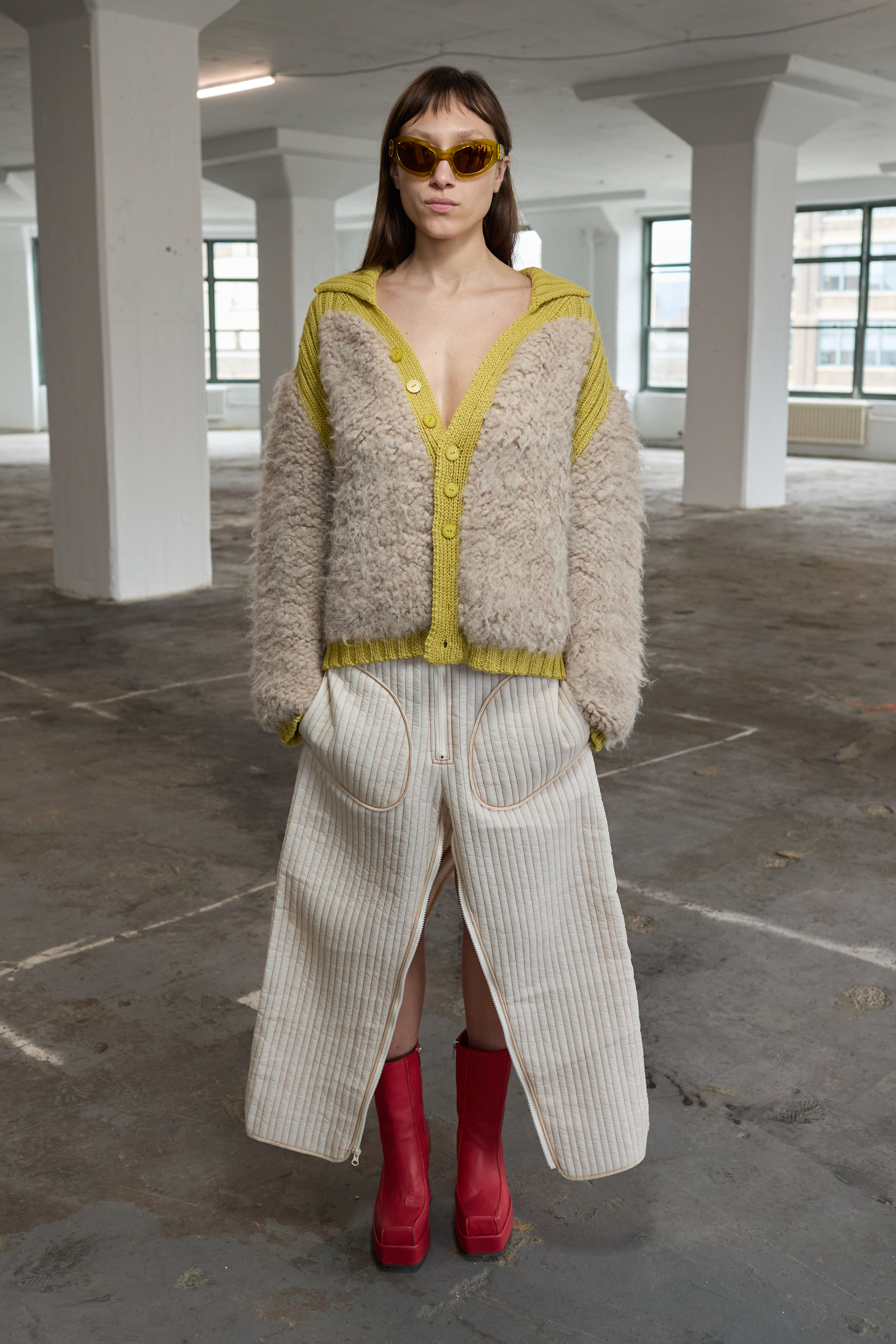 Eckhaus Latta  Fall 2024 Fashion Show Backstage