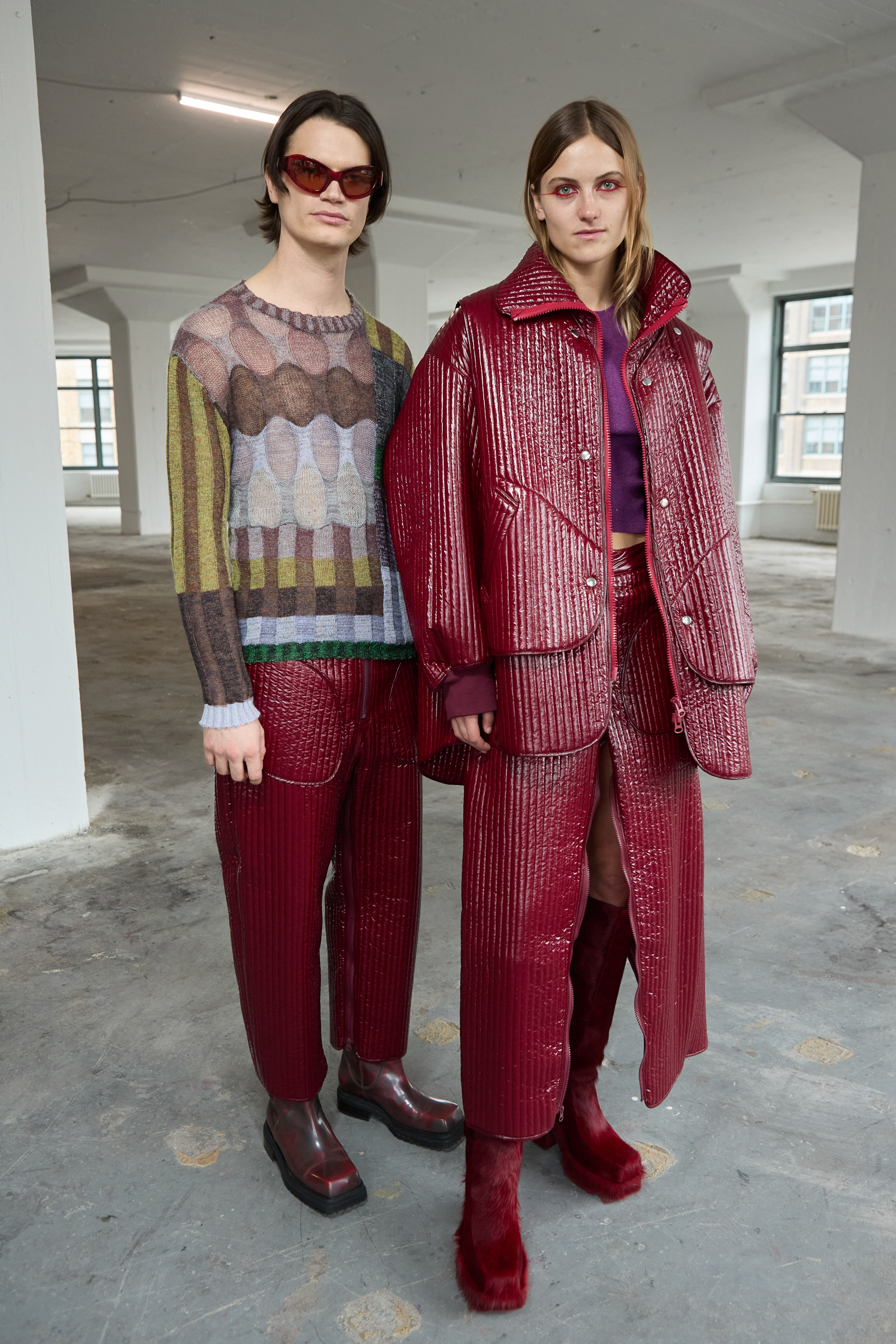 Eckhaus Latta  Fall 2024 Fashion Show Backstage