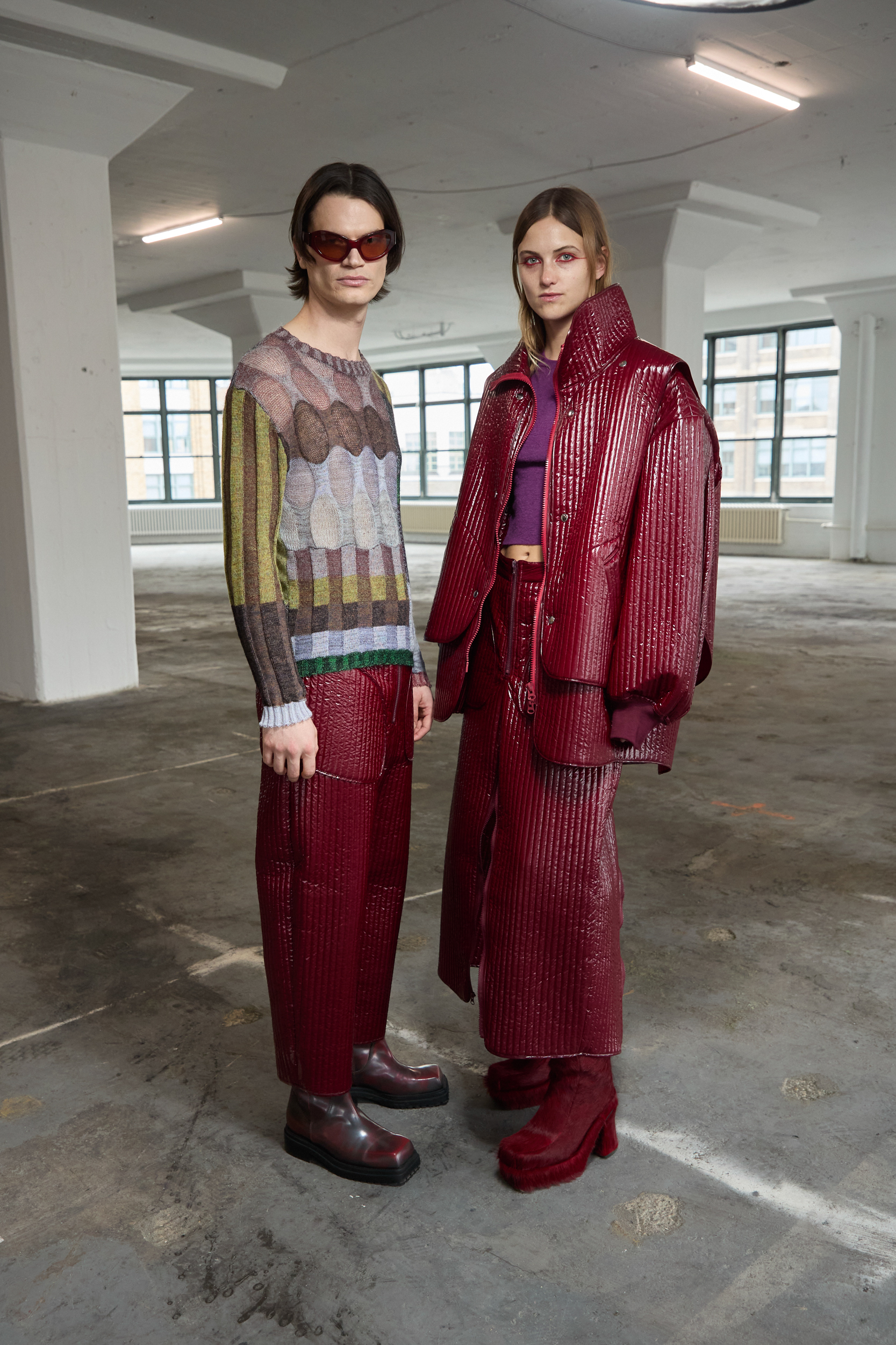 Eckhaus Latta  Fall 2024 Fashion Show Backstage