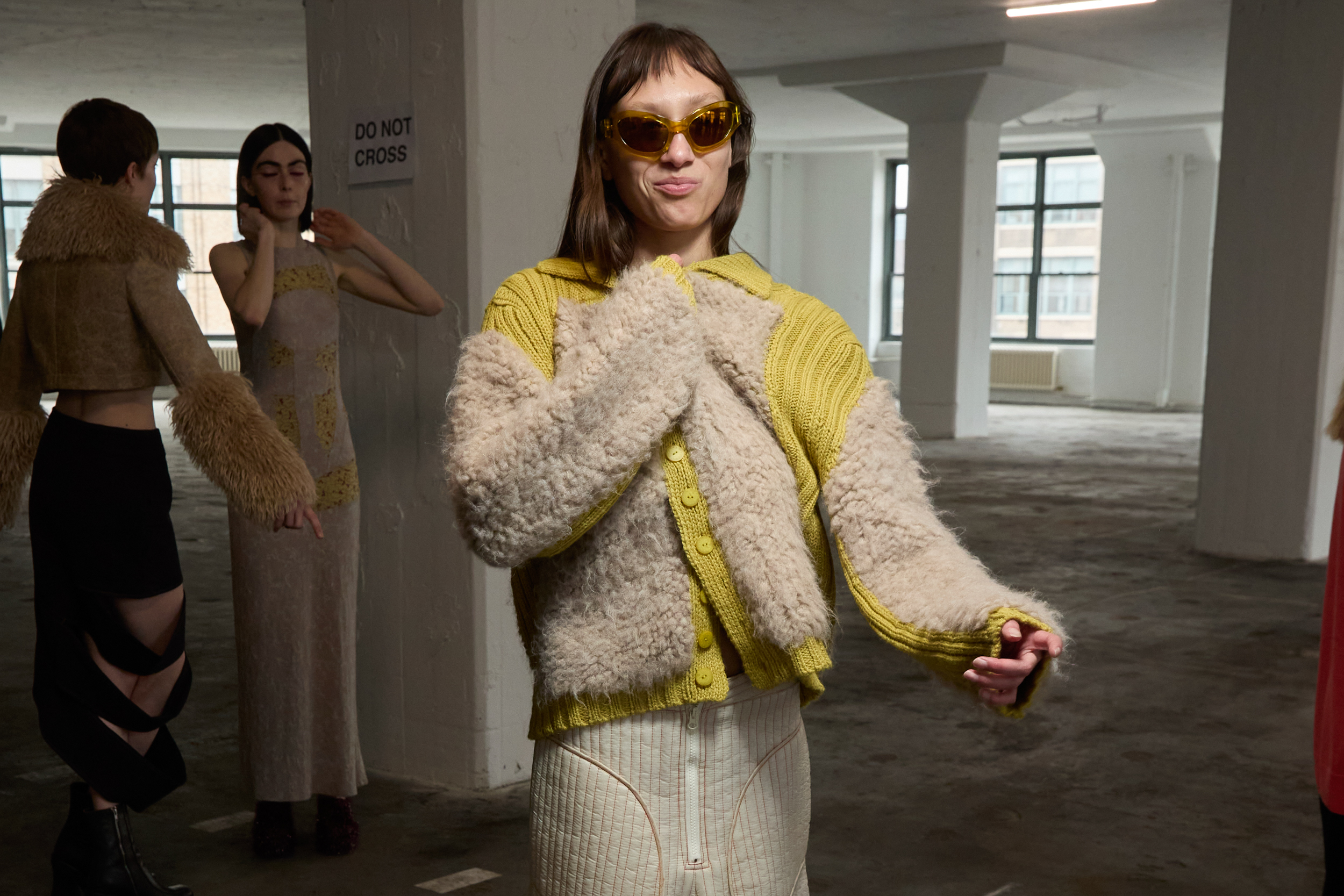 Eckhaus Latta  Fall 2024 Fashion Show Backstage