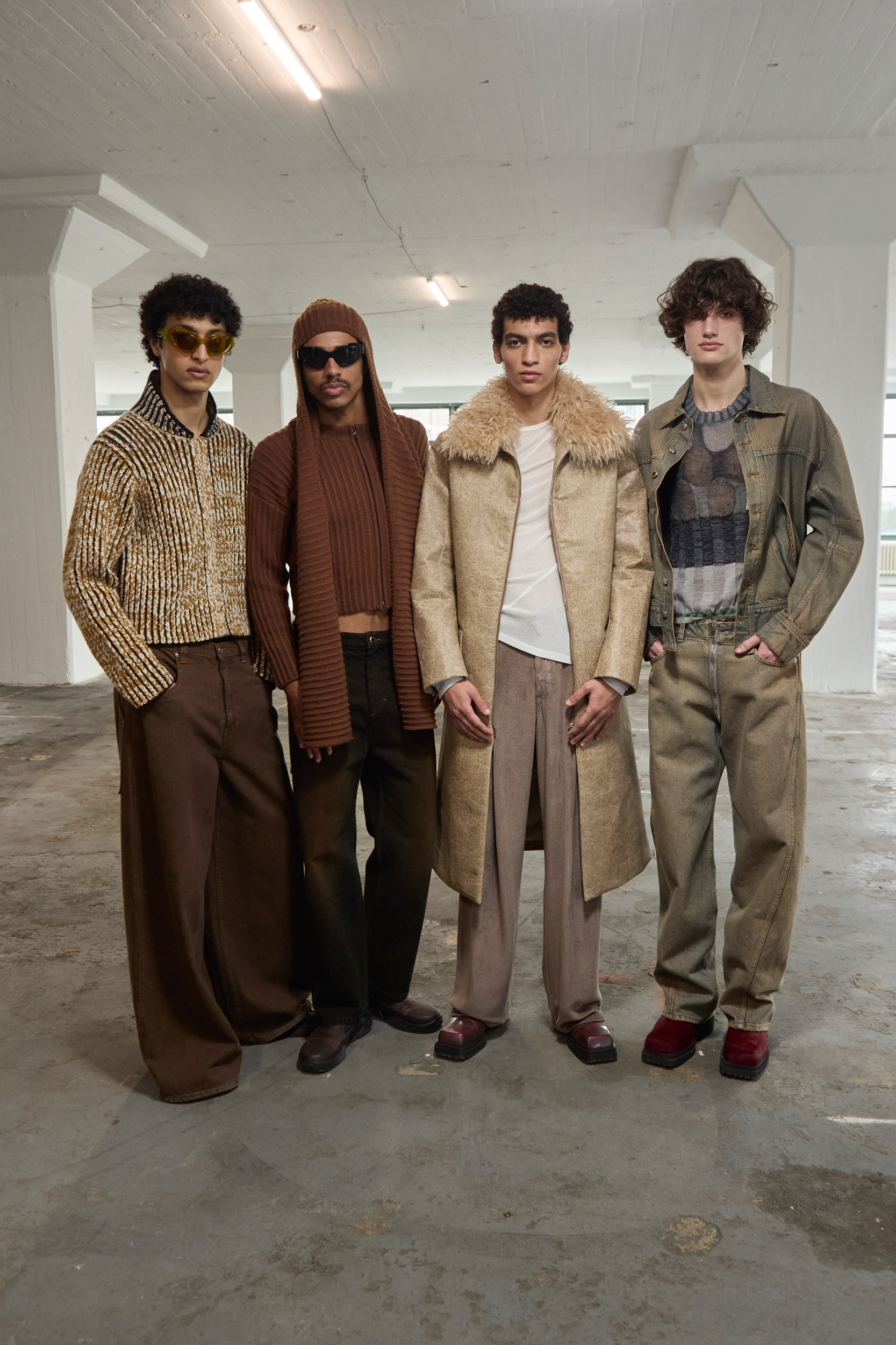 Eckhaus Latta  Fall 2024 Fashion Show Backstage