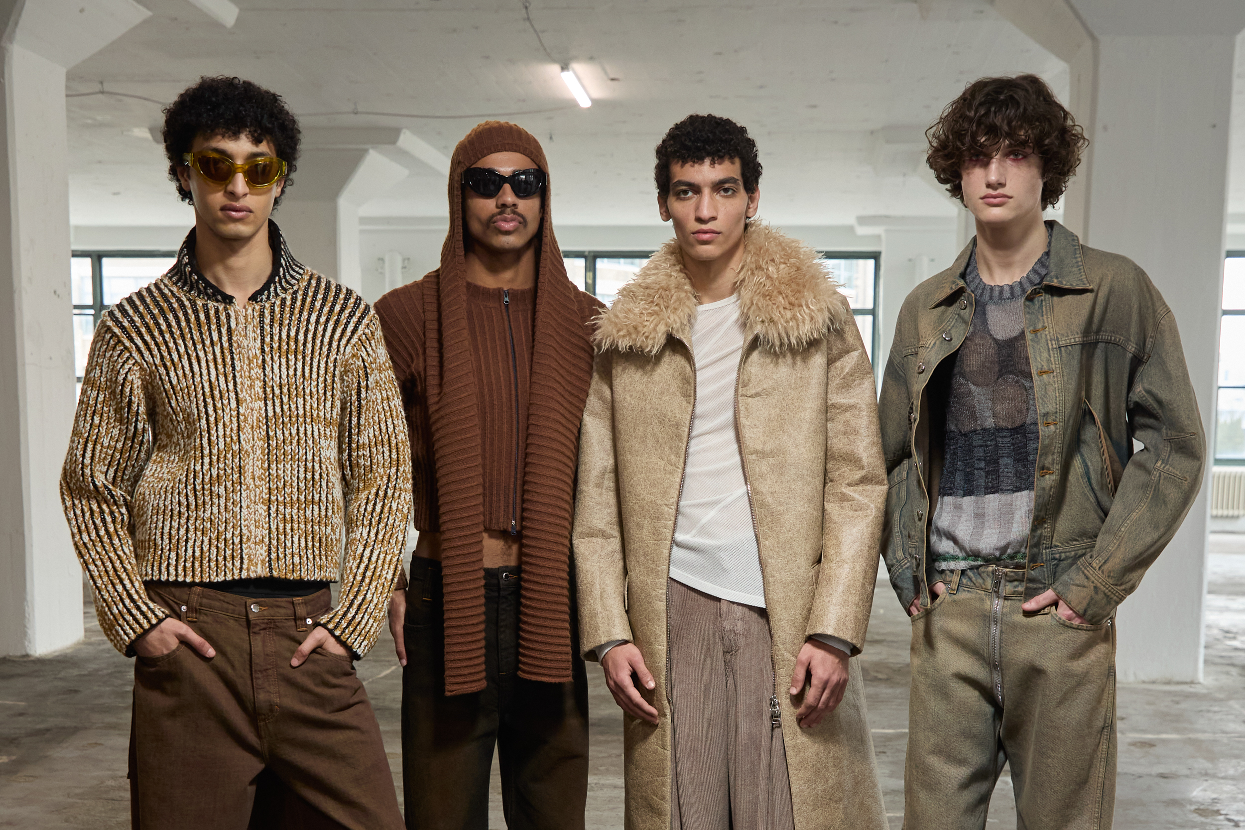 Eckhaus Latta  Fall 2024 Fashion Show Backstage