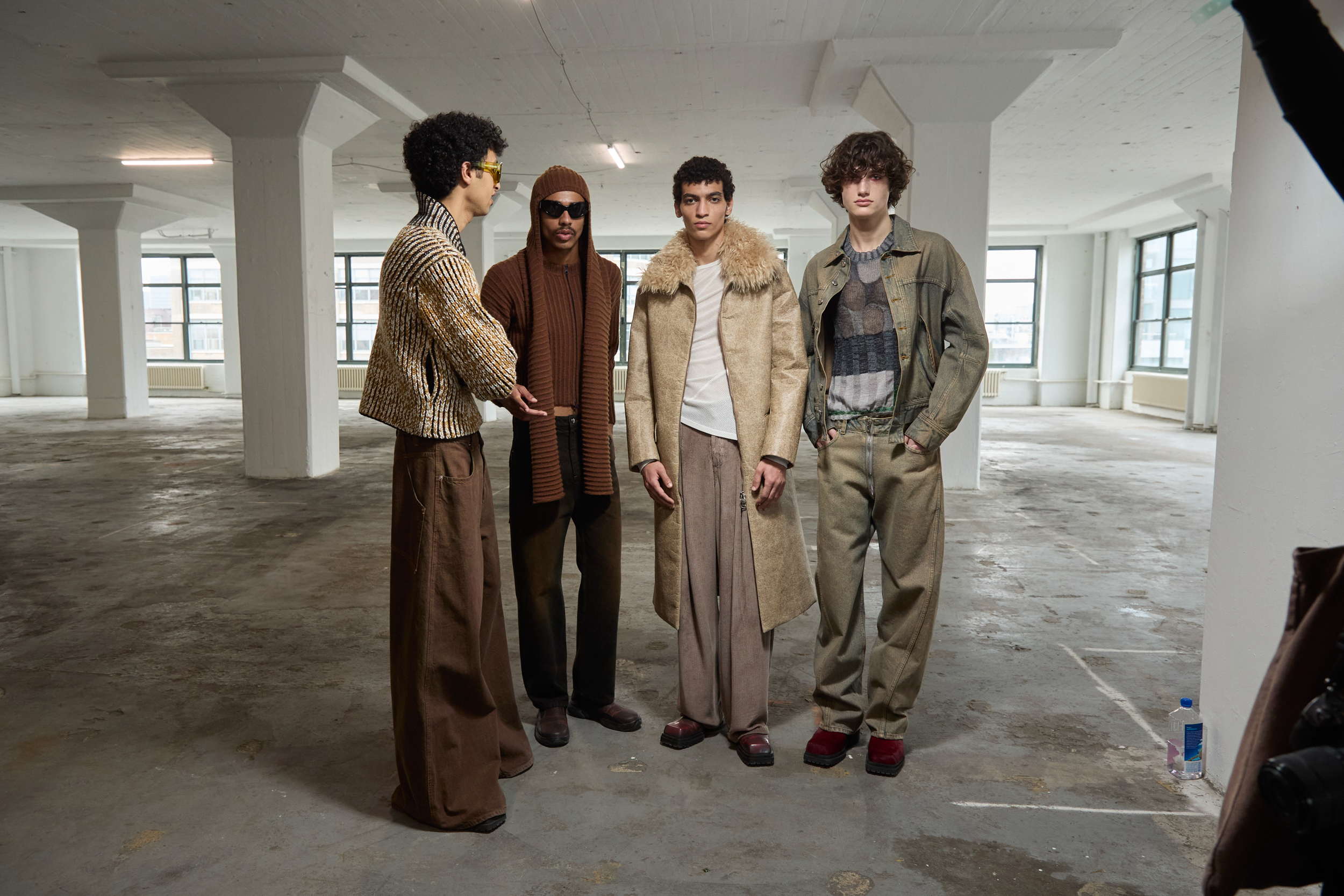 Eckhaus Latta  Fall 2024 Fashion Show Backstage