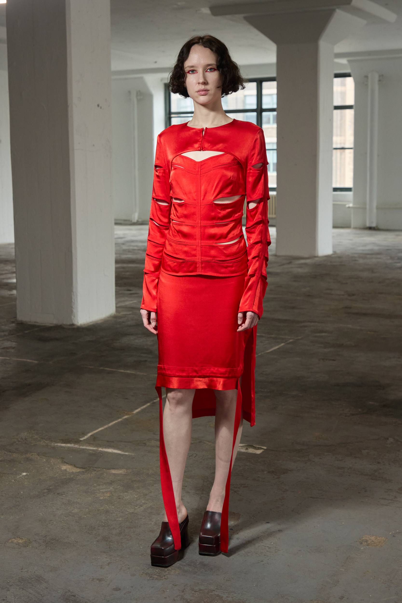 Eckhaus Latta  Fall 2024 Fashion Show Backstage