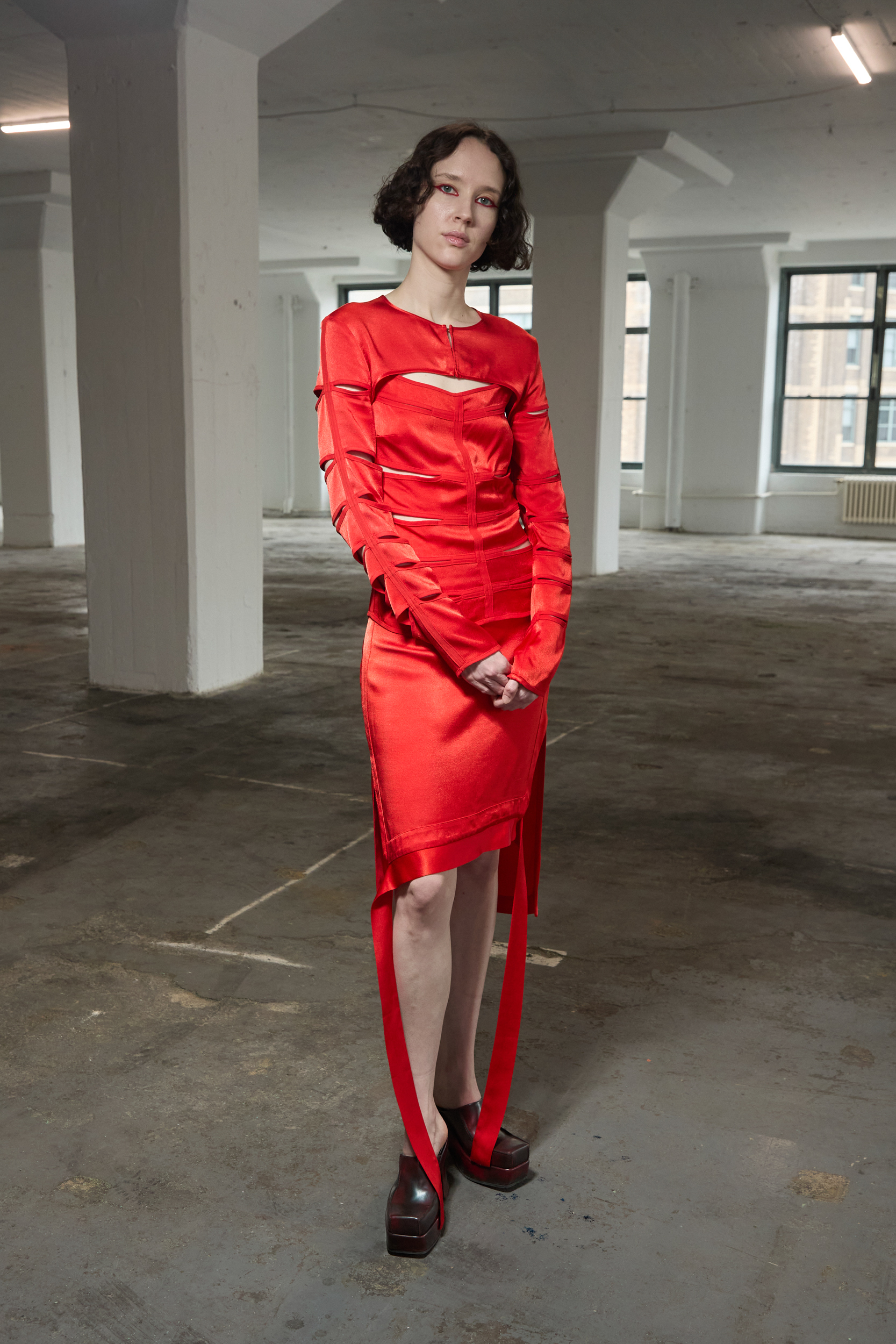 Eckhaus Latta  Fall 2024 Fashion Show Backstage