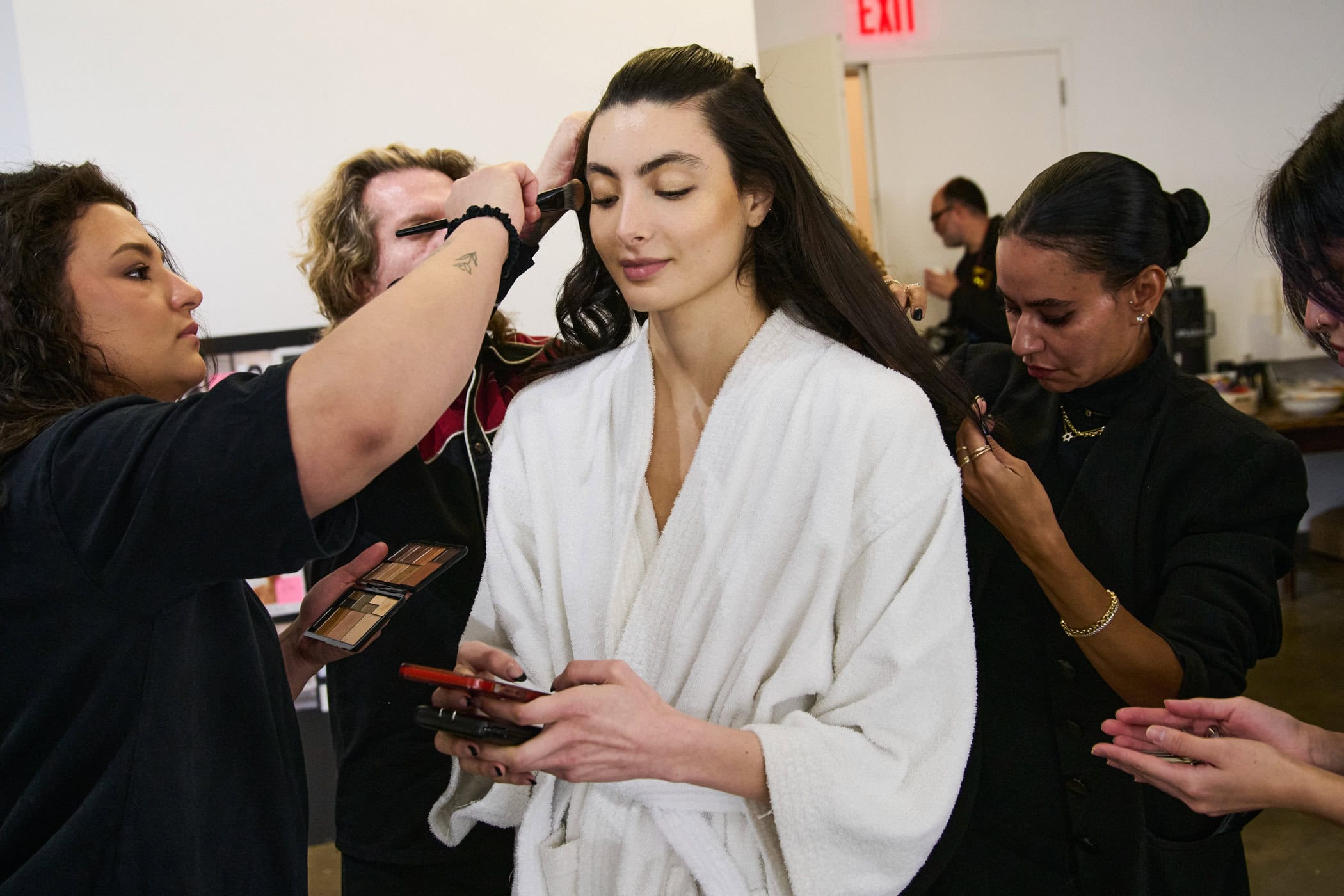 Kobi Halperin  Fall 2024 Fashion Show Backstage