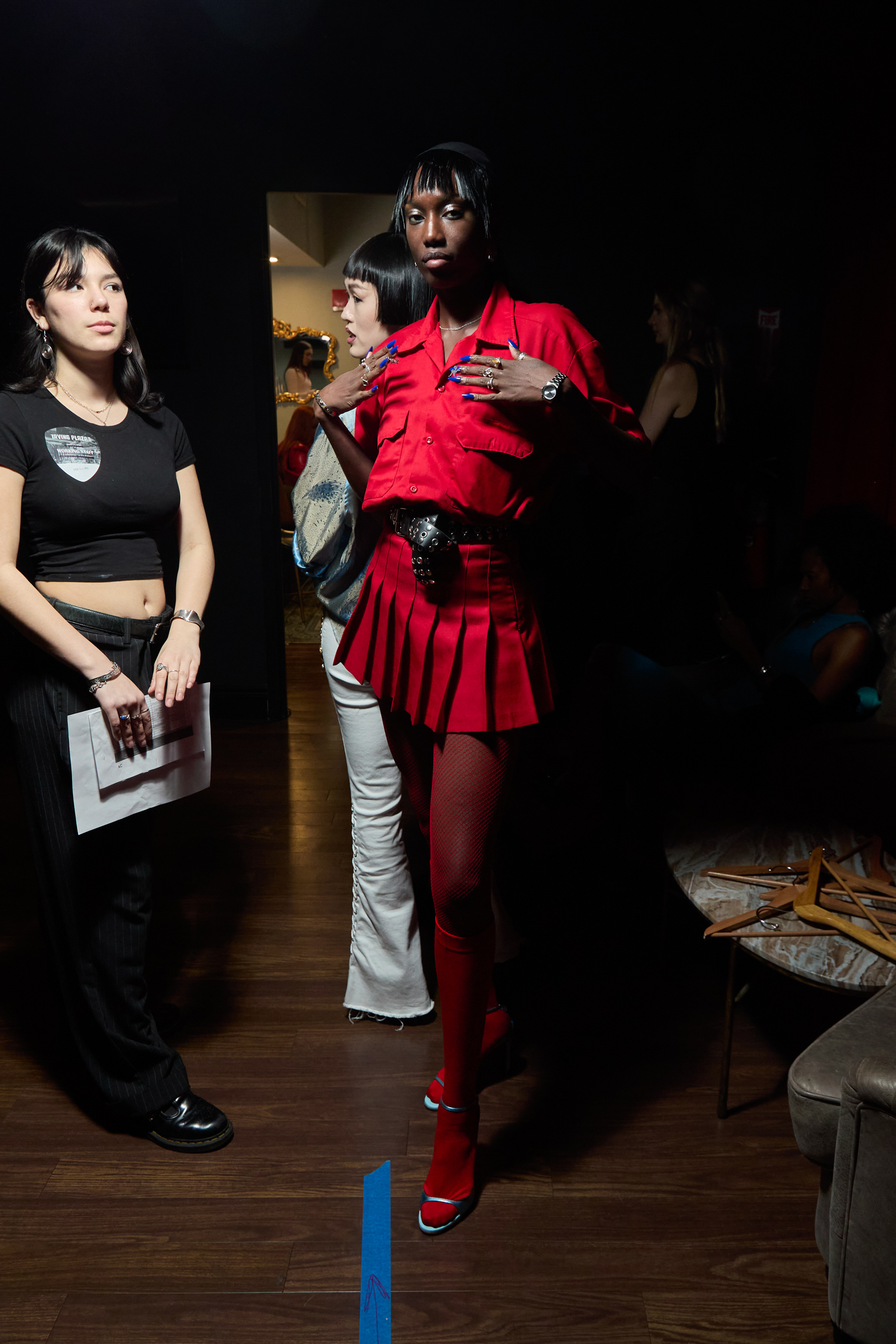 Kim Shui  Fall 2024 Fashion Show Backstage