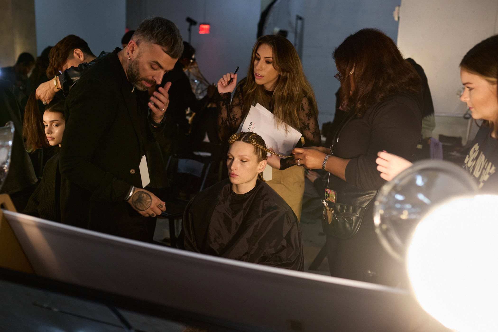Lapointe  Fall 2024 Fashion Show Backstage