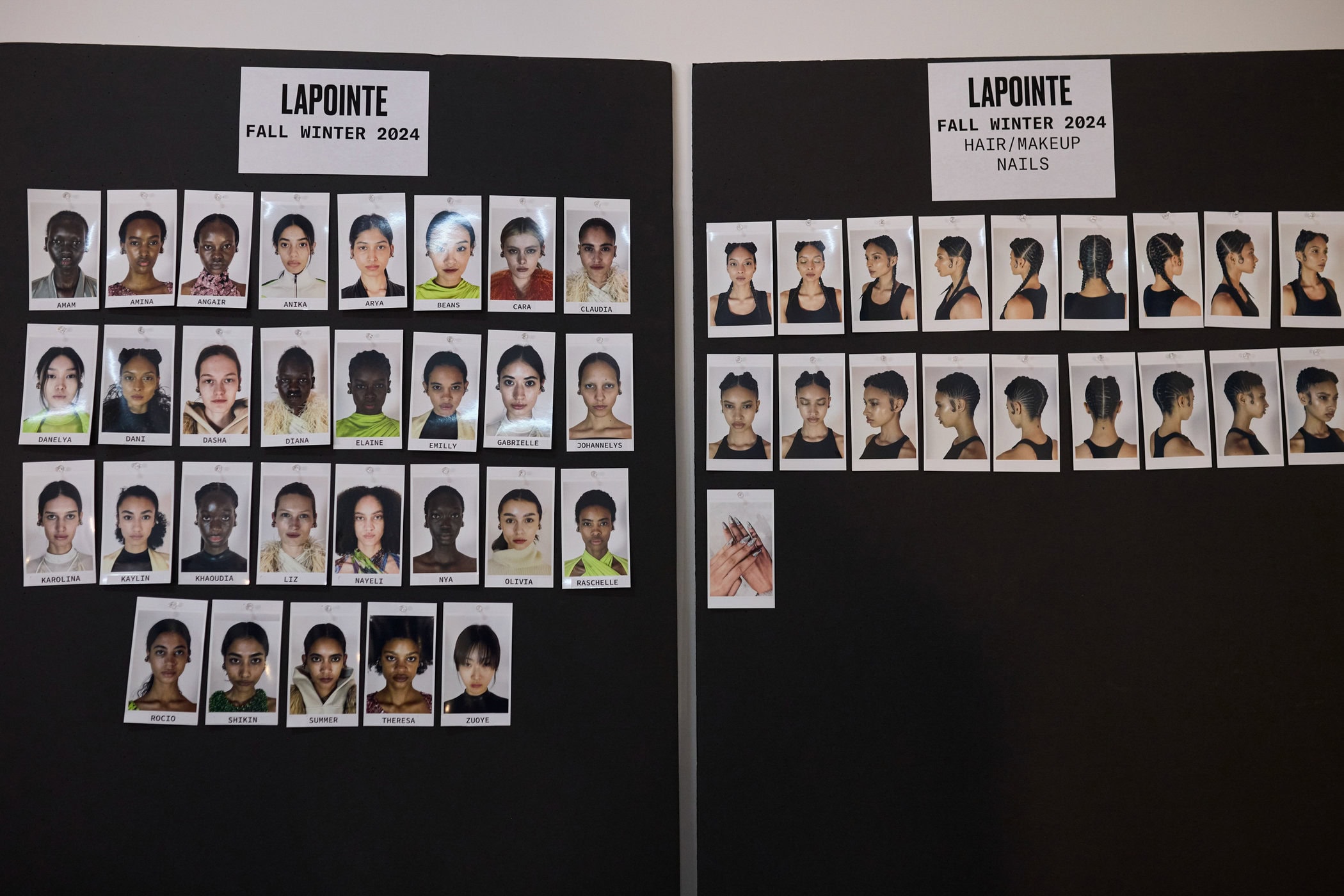 Lapointe  Fall 2024 Fashion Show Backstage