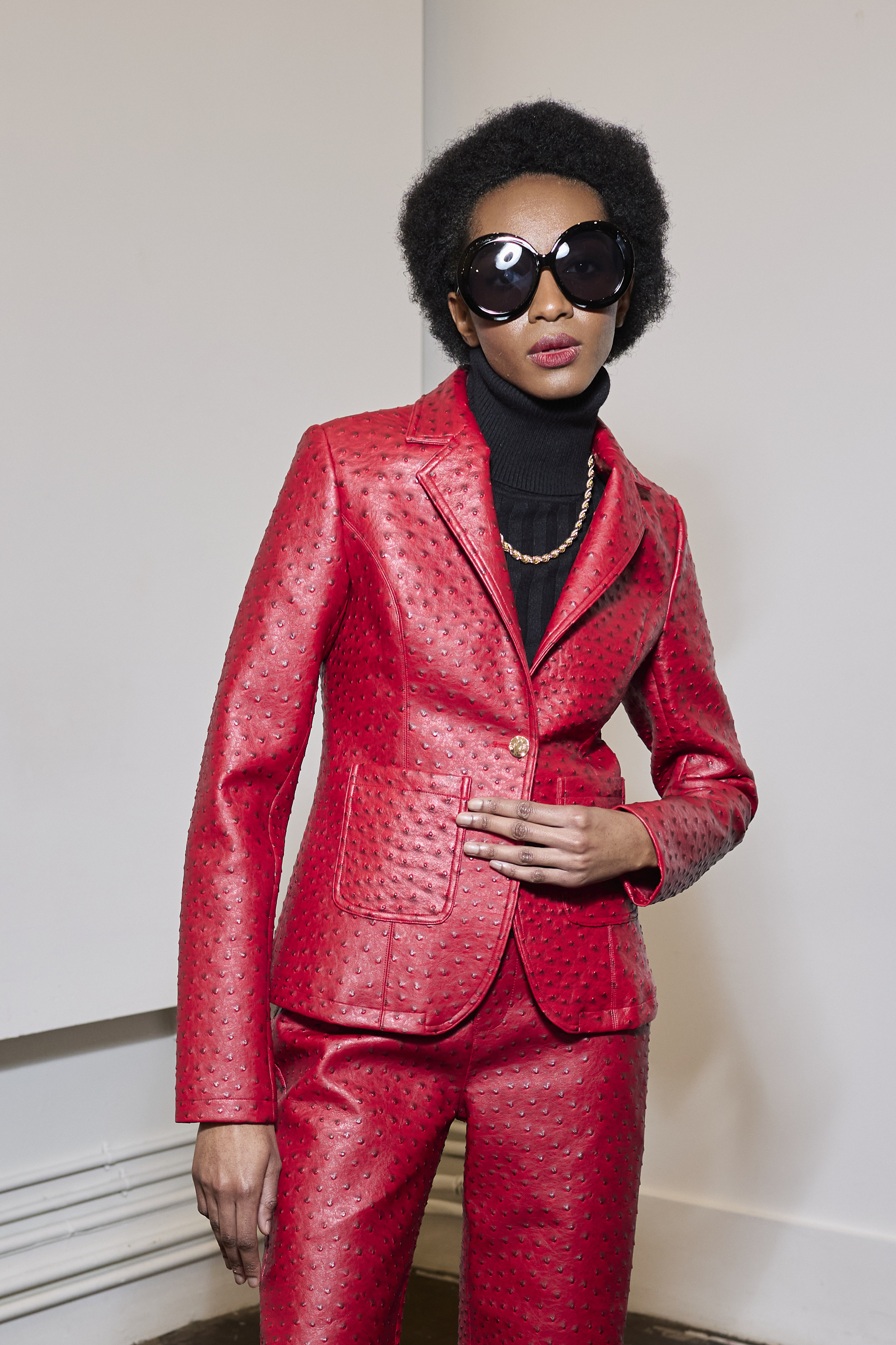 Negris Lebrum  Fall 2024 Fashion Show Backstage