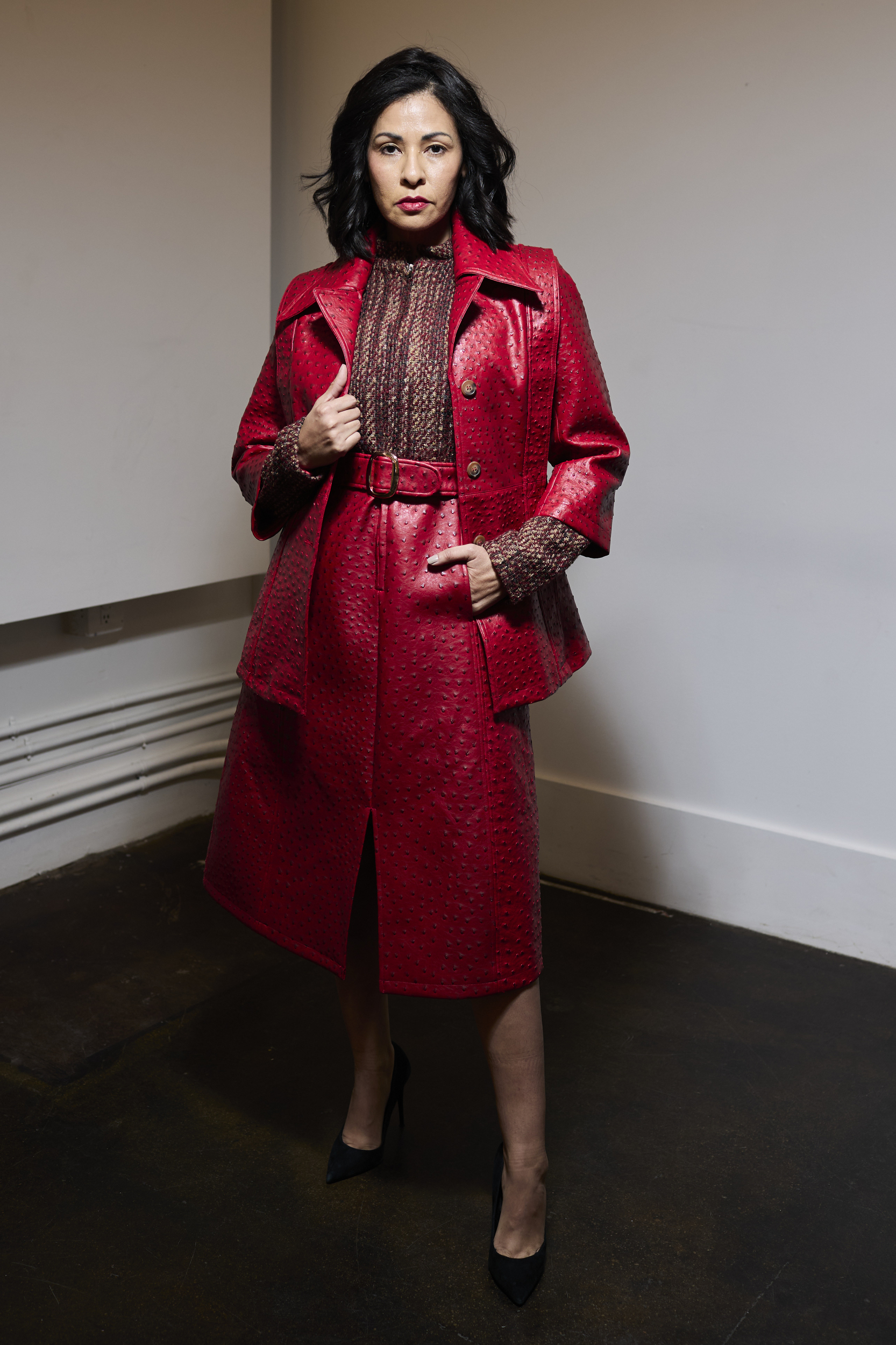 Negris Lebrum  Fall 2024 Fashion Show Backstage