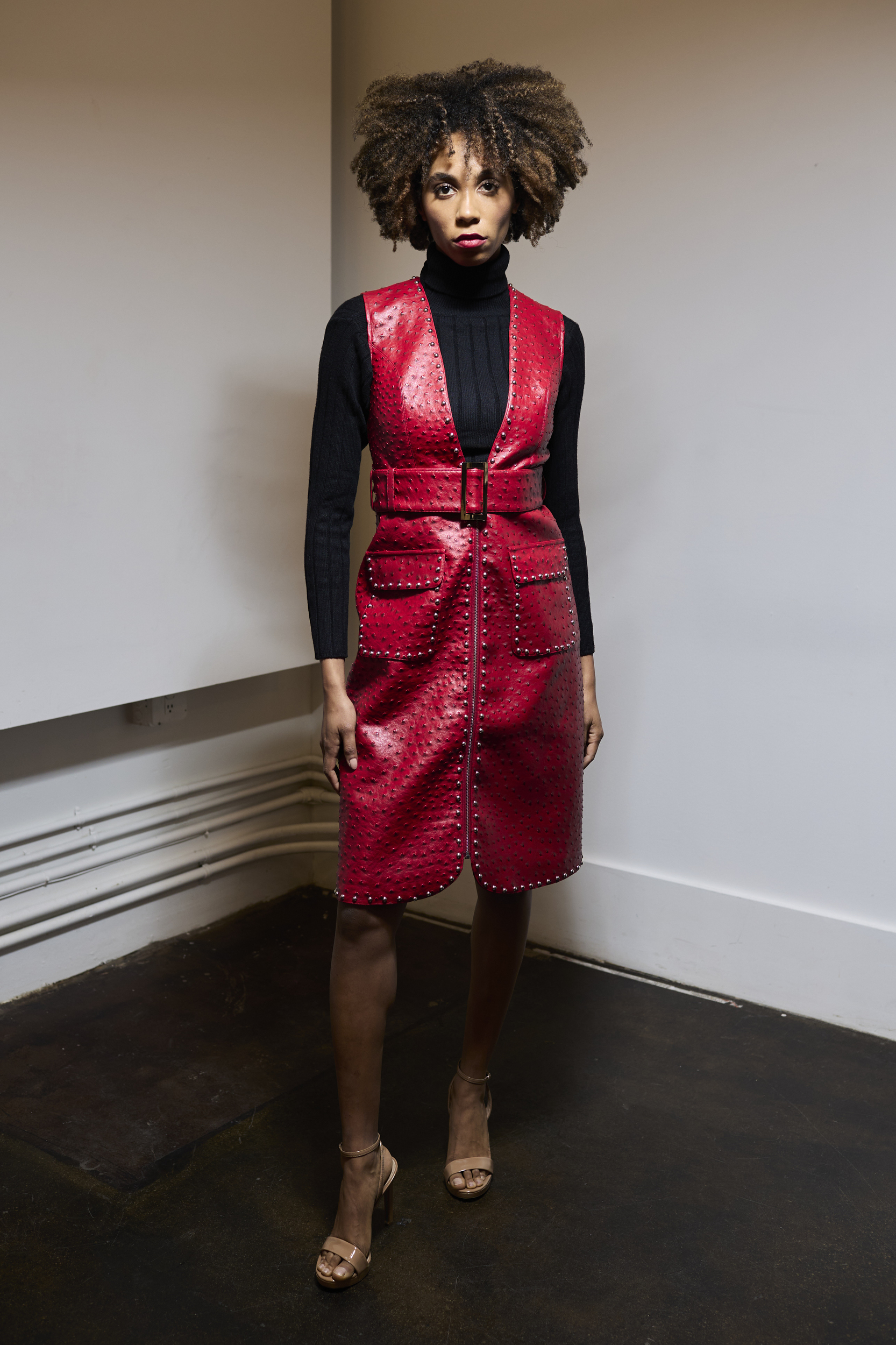 Negris Lebrum  Fall 2024 Fashion Show Backstage