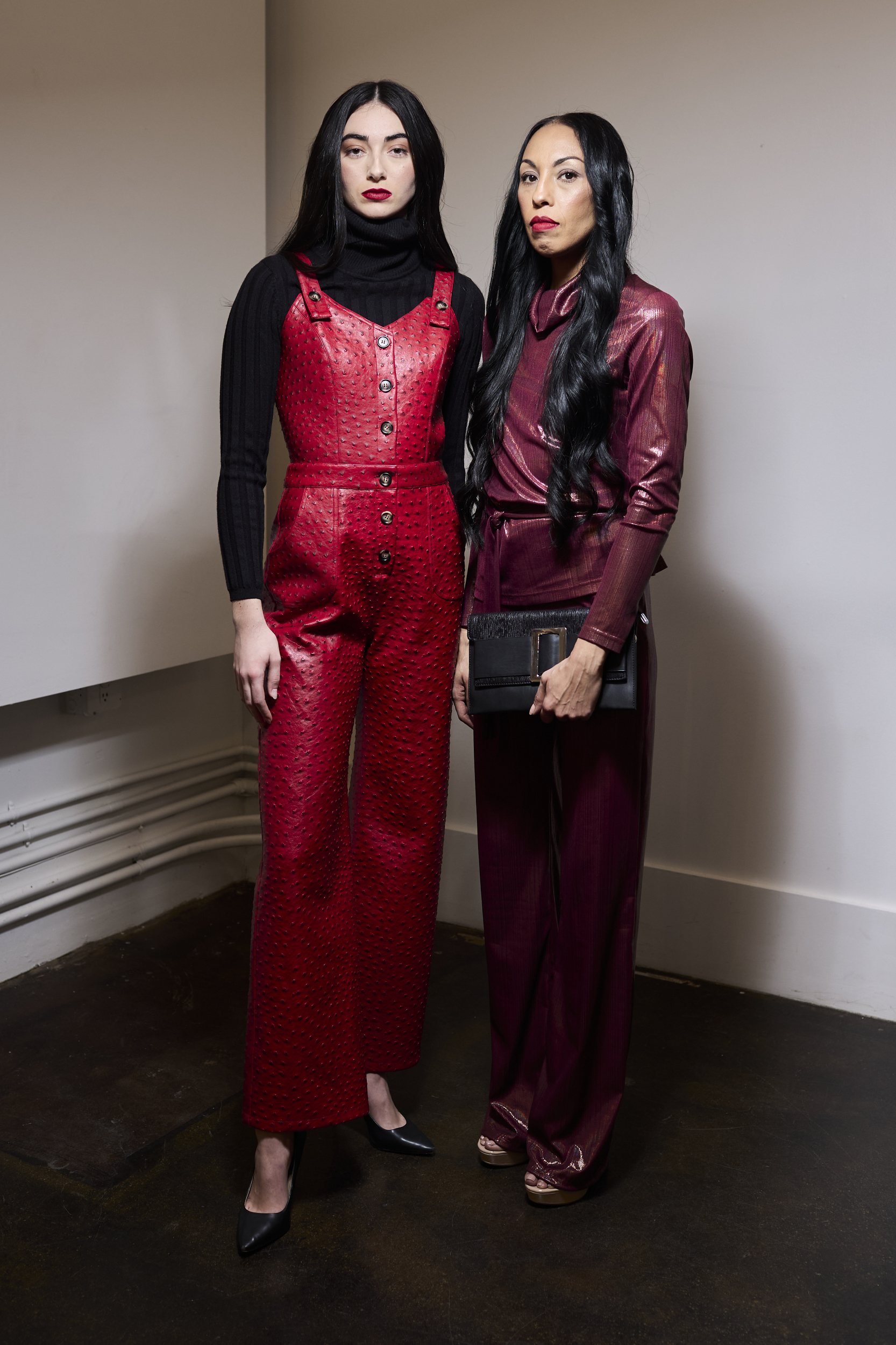 Negris Lebrum  Fall 2024 Fashion Show Backstage