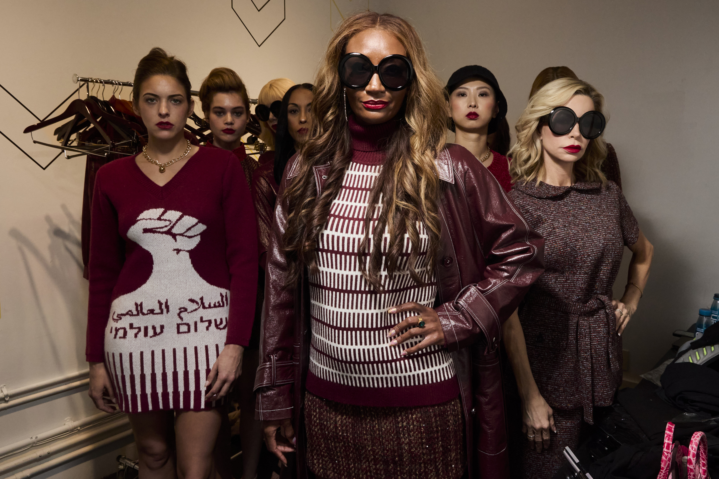 Negris Lebrum  Fall 2024 Fashion Show Backstage