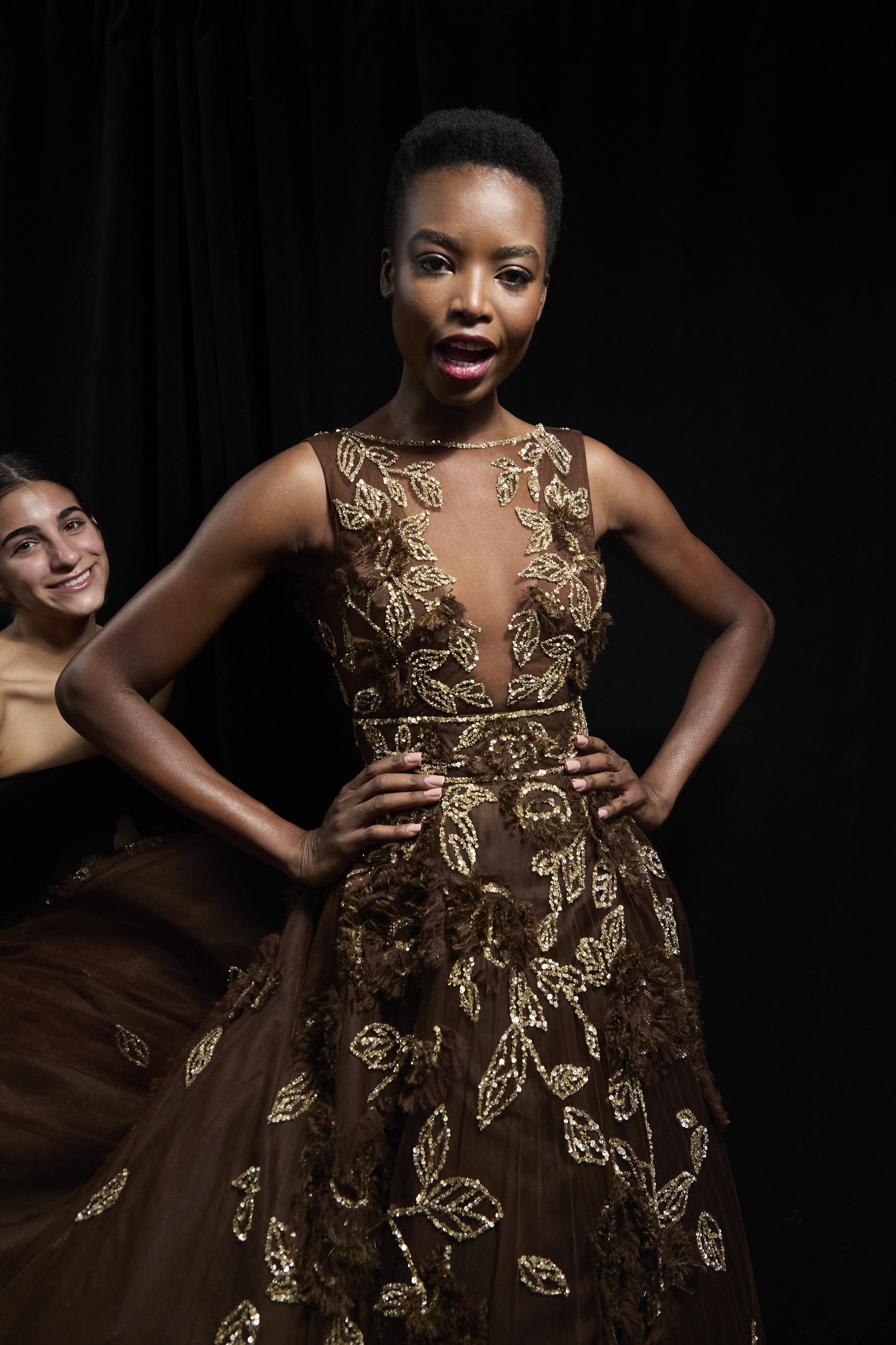 Pamella Roland  Fall 2024 Fashion Show Backstage