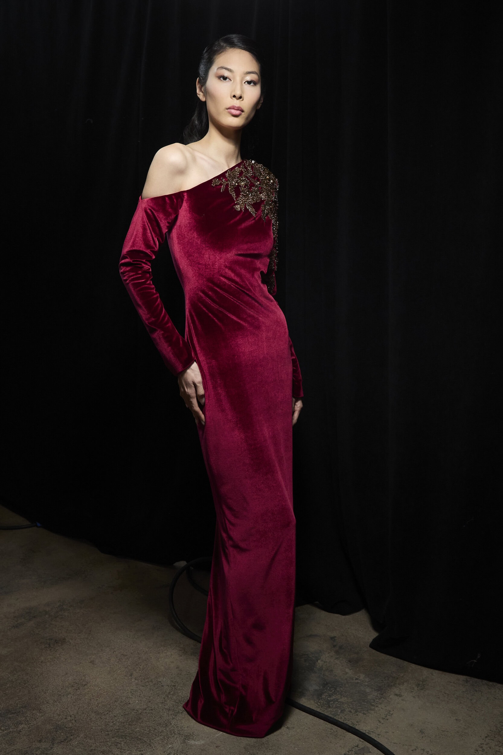 Pamella Roland  Fall 2024 Fashion Show Backstage