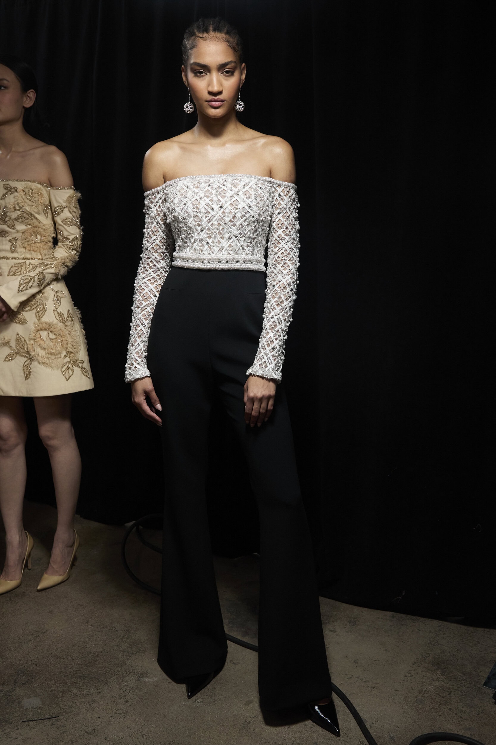 Pamella Roland  Fall 2024 Fashion Show Backstage