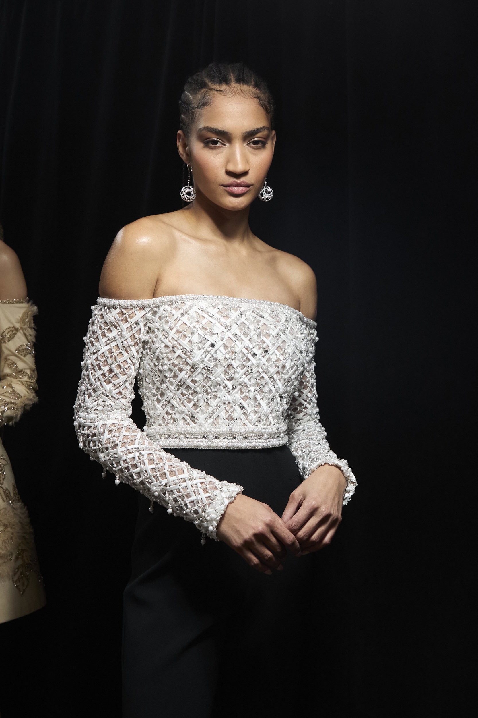 Pamella Roland  Fall 2024 Fashion Show Backstage