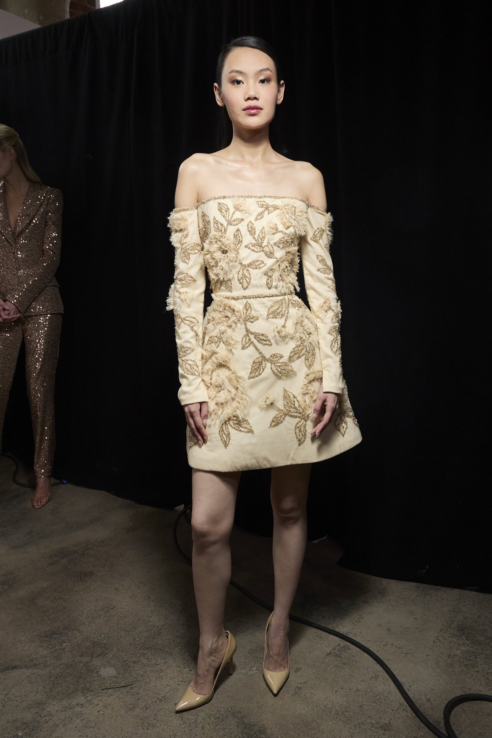 Pamella Roland  Fall 2024 Fashion Show Backstage