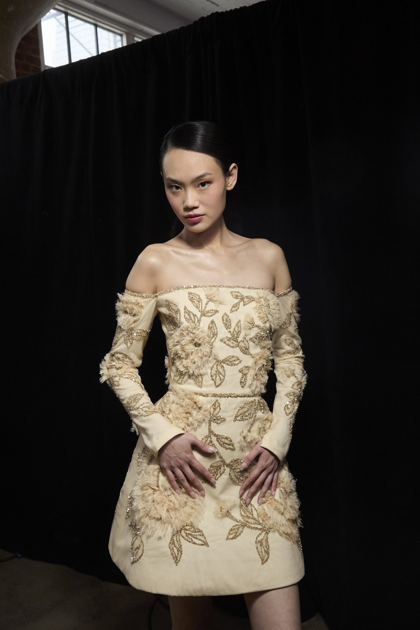 Pamella Roland  Fall 2024 Fashion Show Backstage