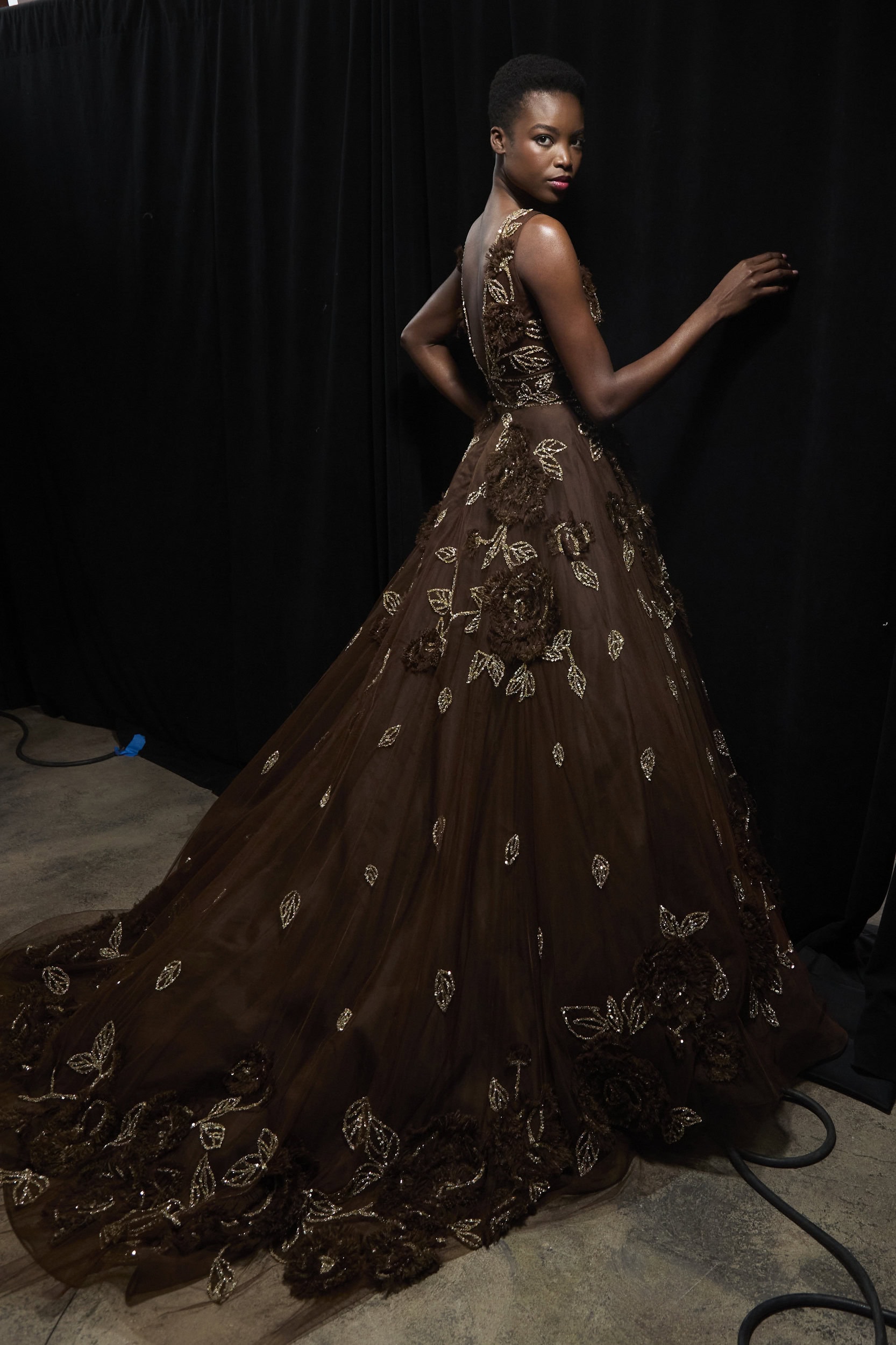 Pamella Roland  Fall 2024 Fashion Show Backstage