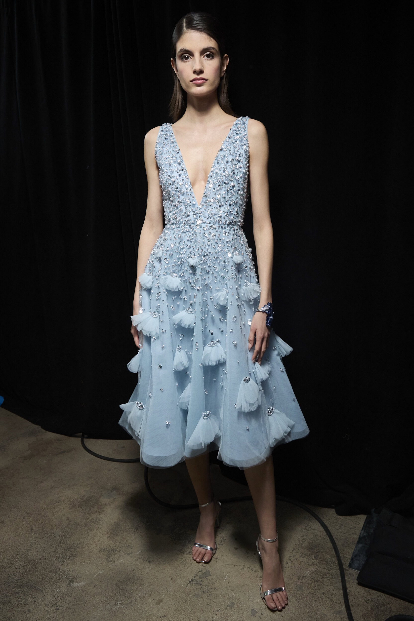 Pamella Roland  Fall 2024 Fashion Show Backstage