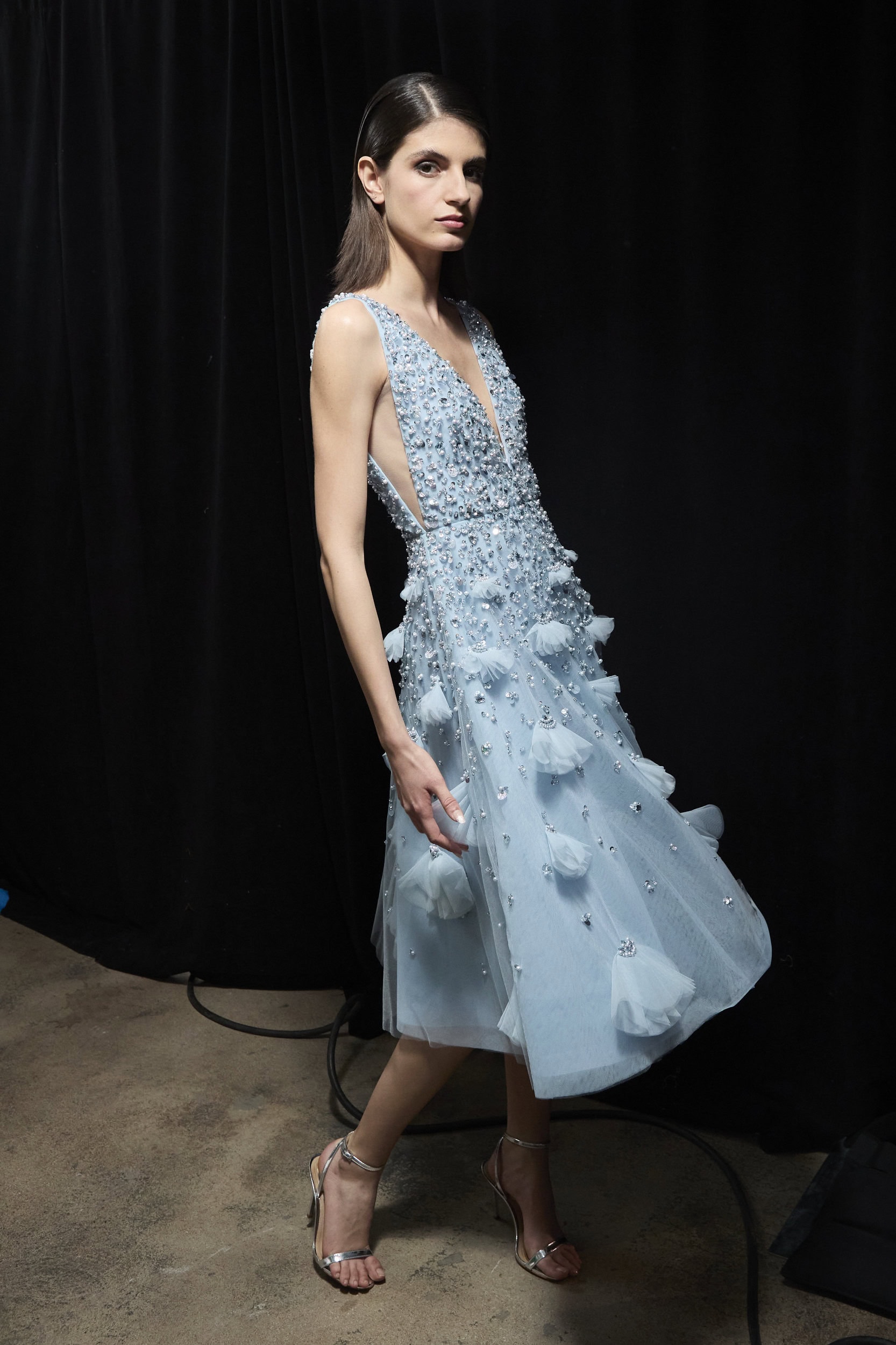 Pamella Roland  Fall 2024 Fashion Show Backstage