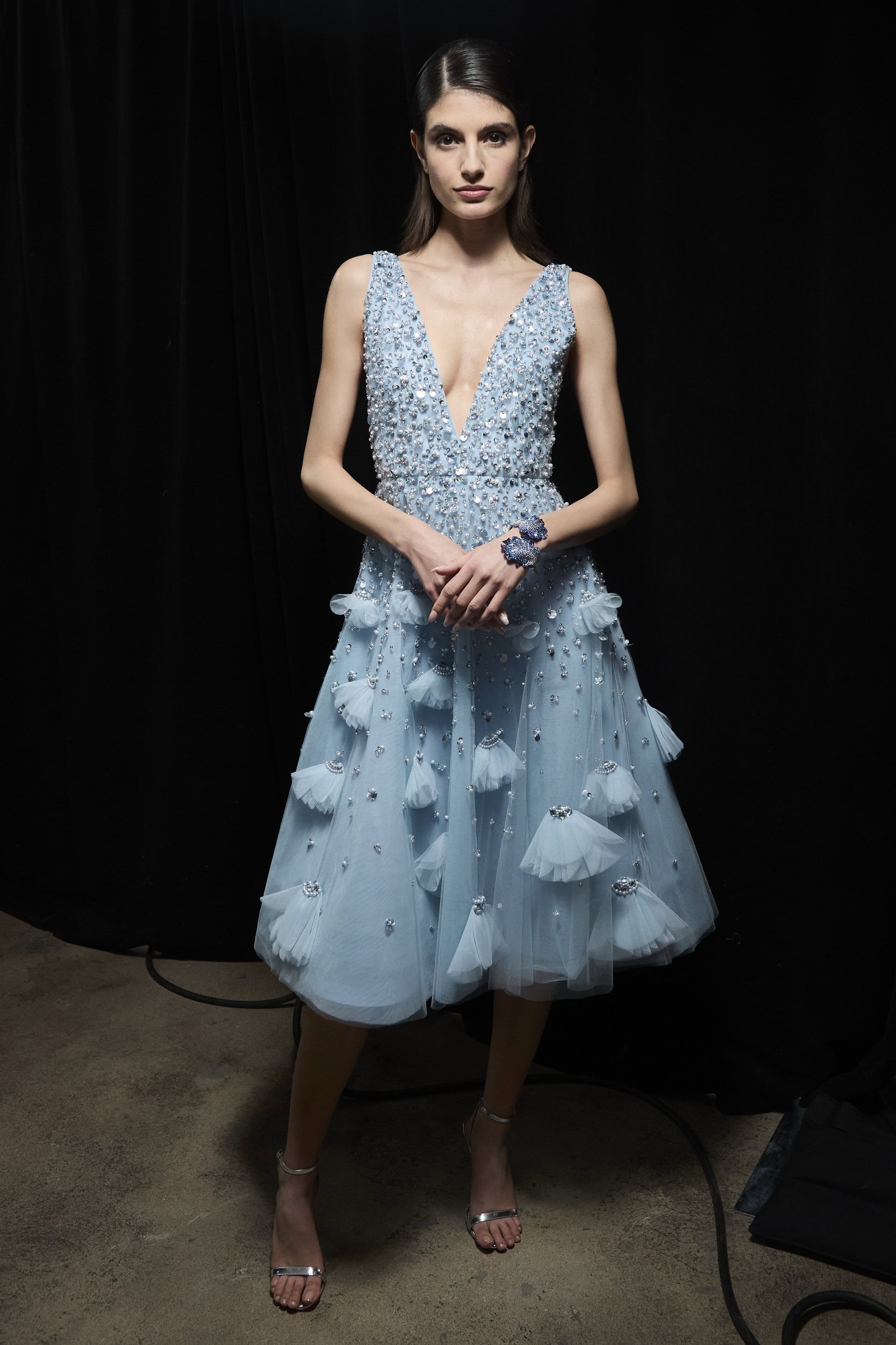 Pamella Roland  Fall 2024 Fashion Show Backstage