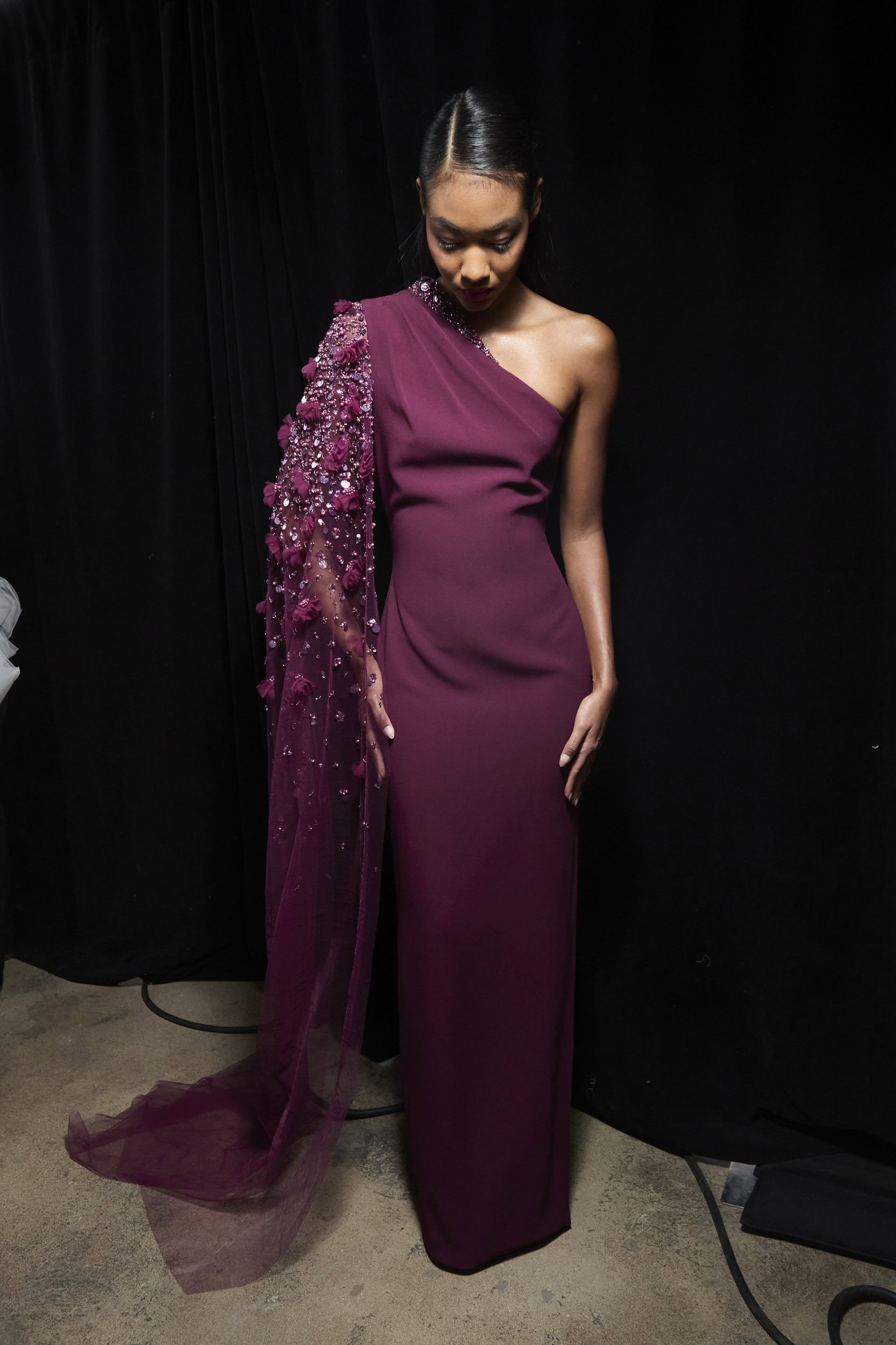 Pamella Roland  Fall 2024 Fashion Show Backstage