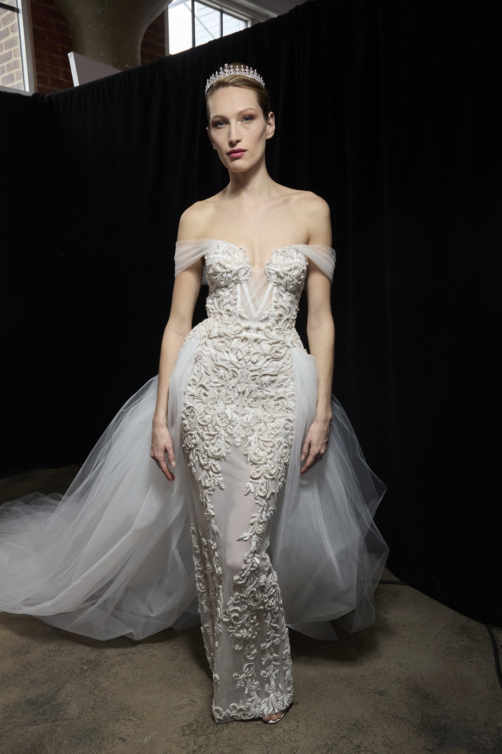 Pamella Roland  Fall 2024 Fashion Show Backstage