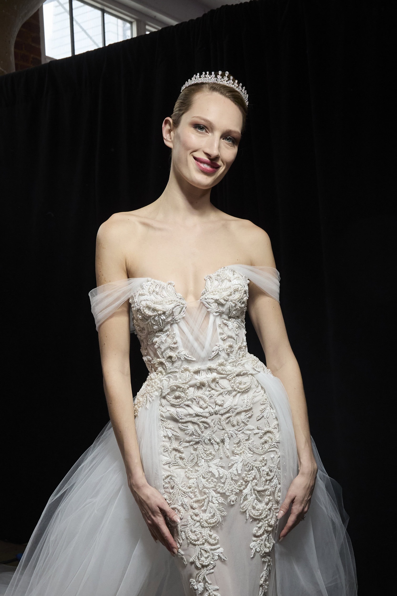 Pamella Roland  Fall 2024 Fashion Show Backstage