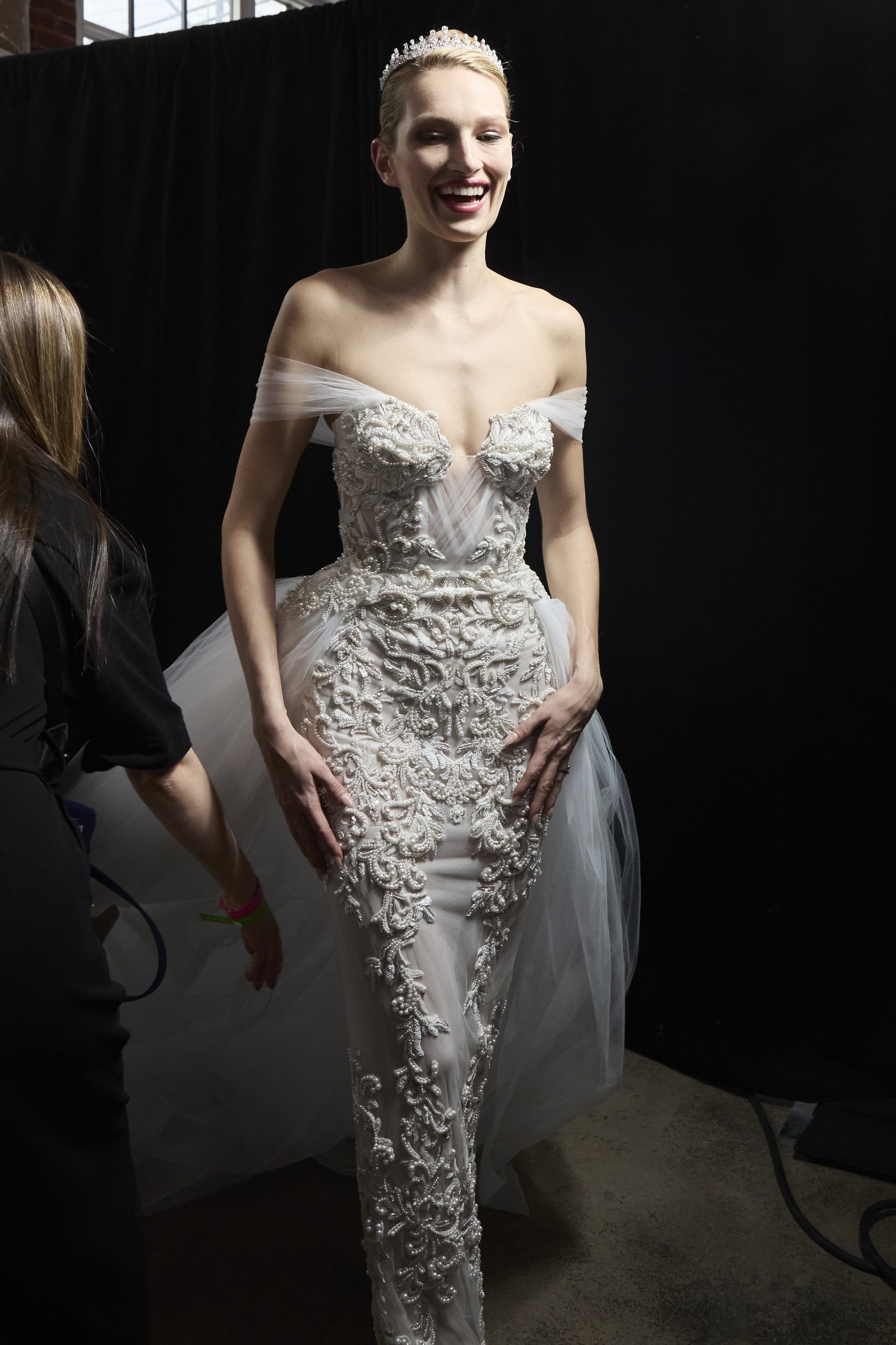 Pamella Roland  Fall 2024 Fashion Show Backstage