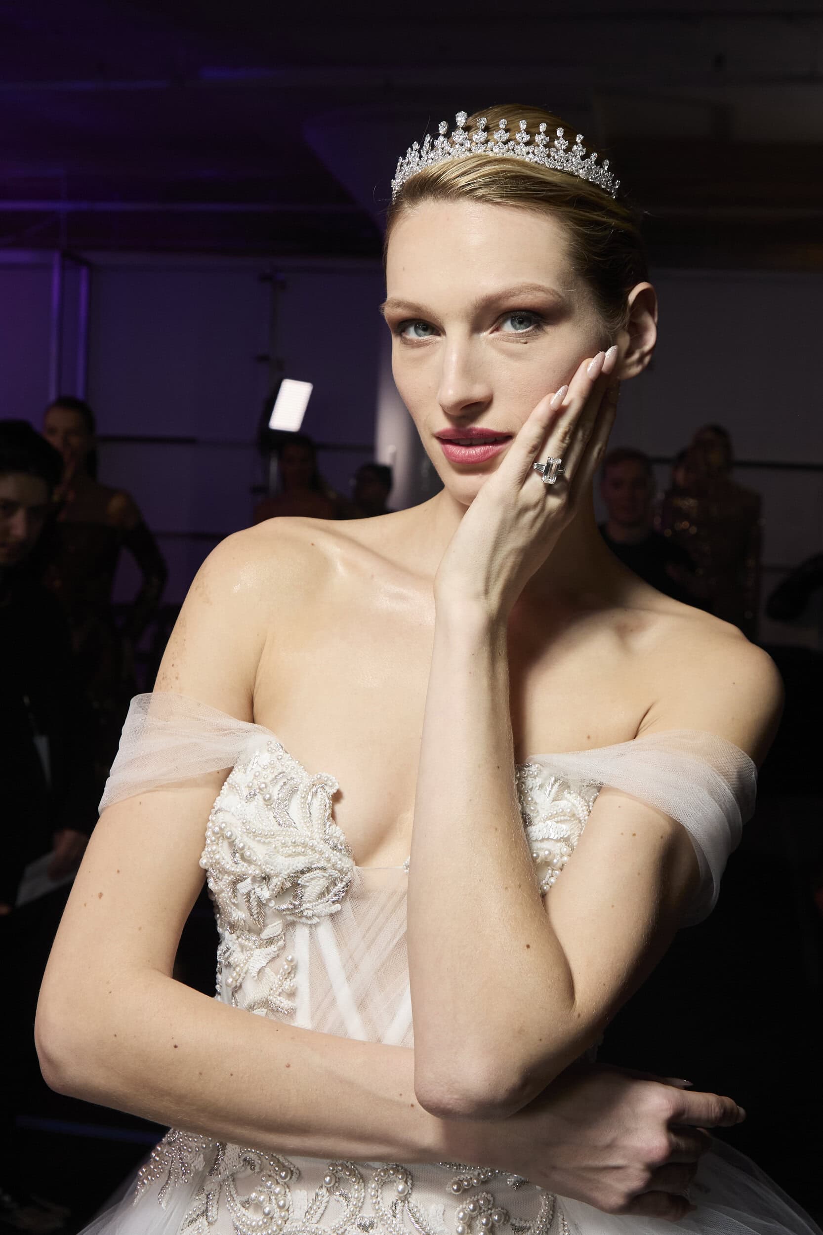 Pamella Roland  Fall 2024 Fashion Show Backstage